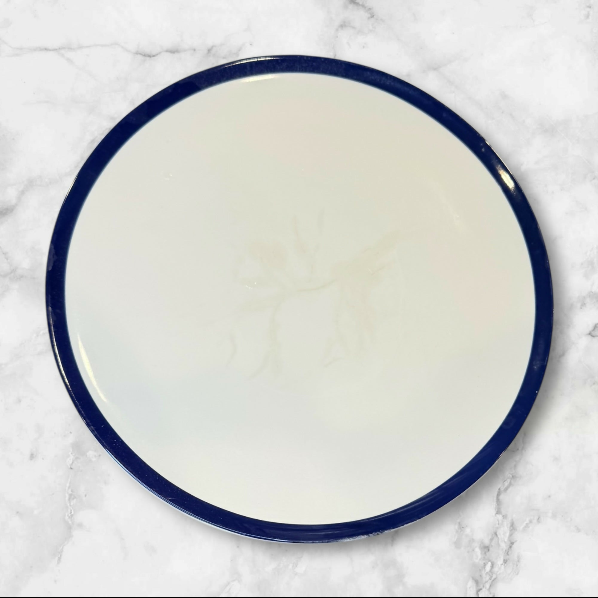Lenox Kate Spade Sag Harbor Navy Dinner Plates | Set of 6 | Good Condition