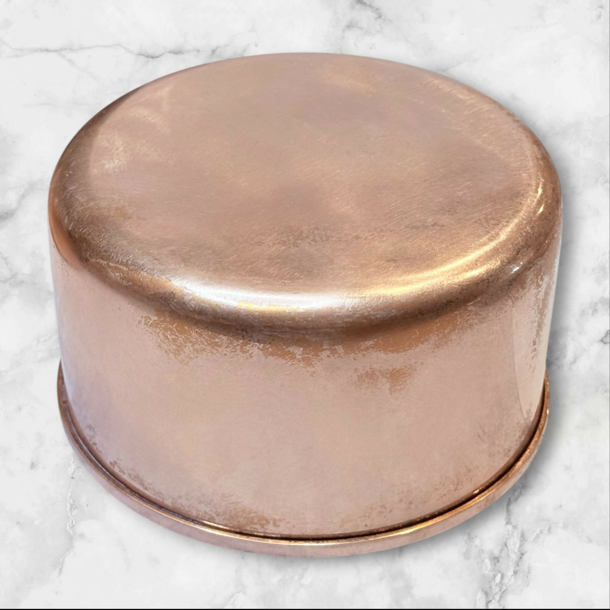 Made in Portugal Copper Saucepans | Set of 2 | Brass Handles | Good Condition