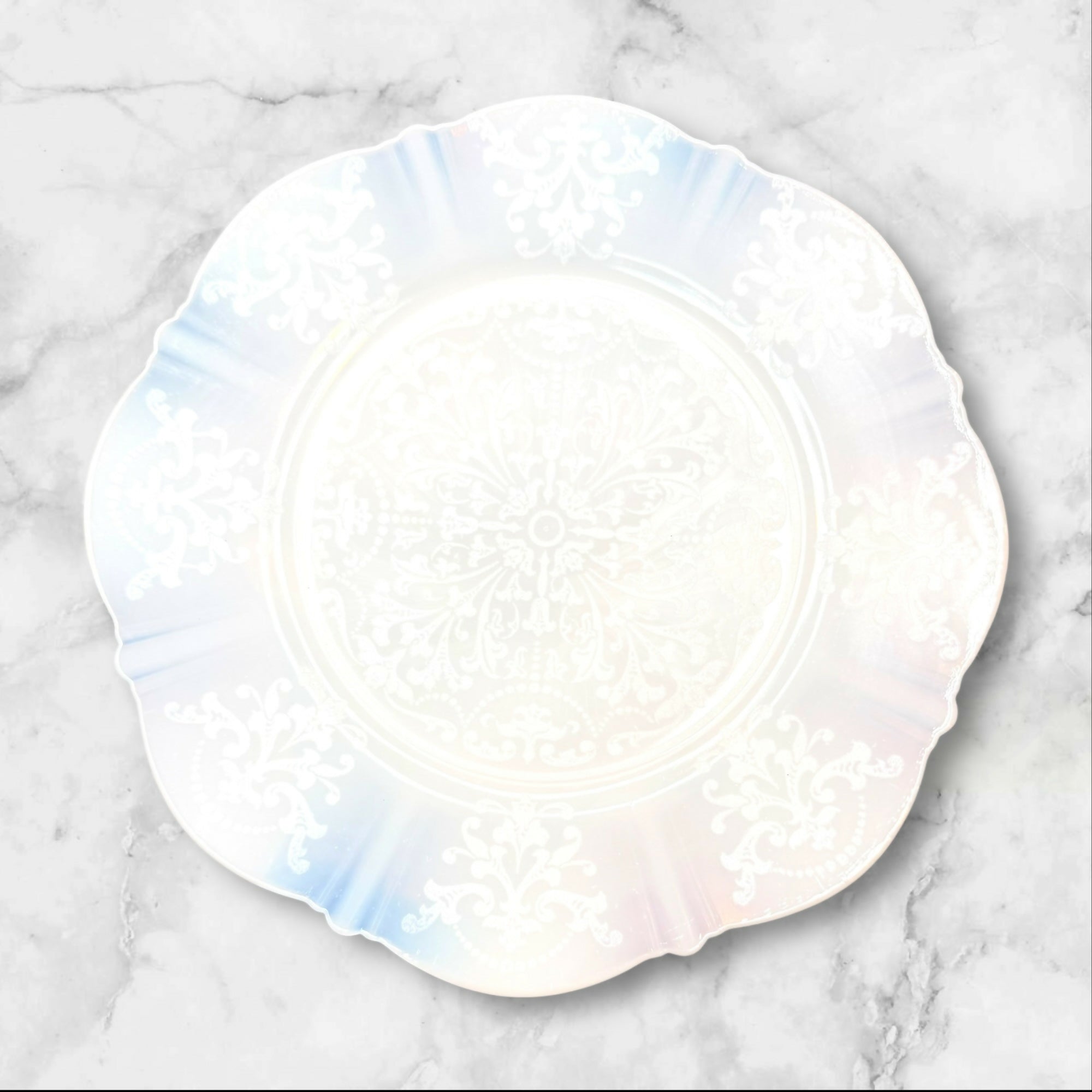 MacBeth-Evans American Sweetheart Monax Salad Plates | Set of 6 | Vintage Glass