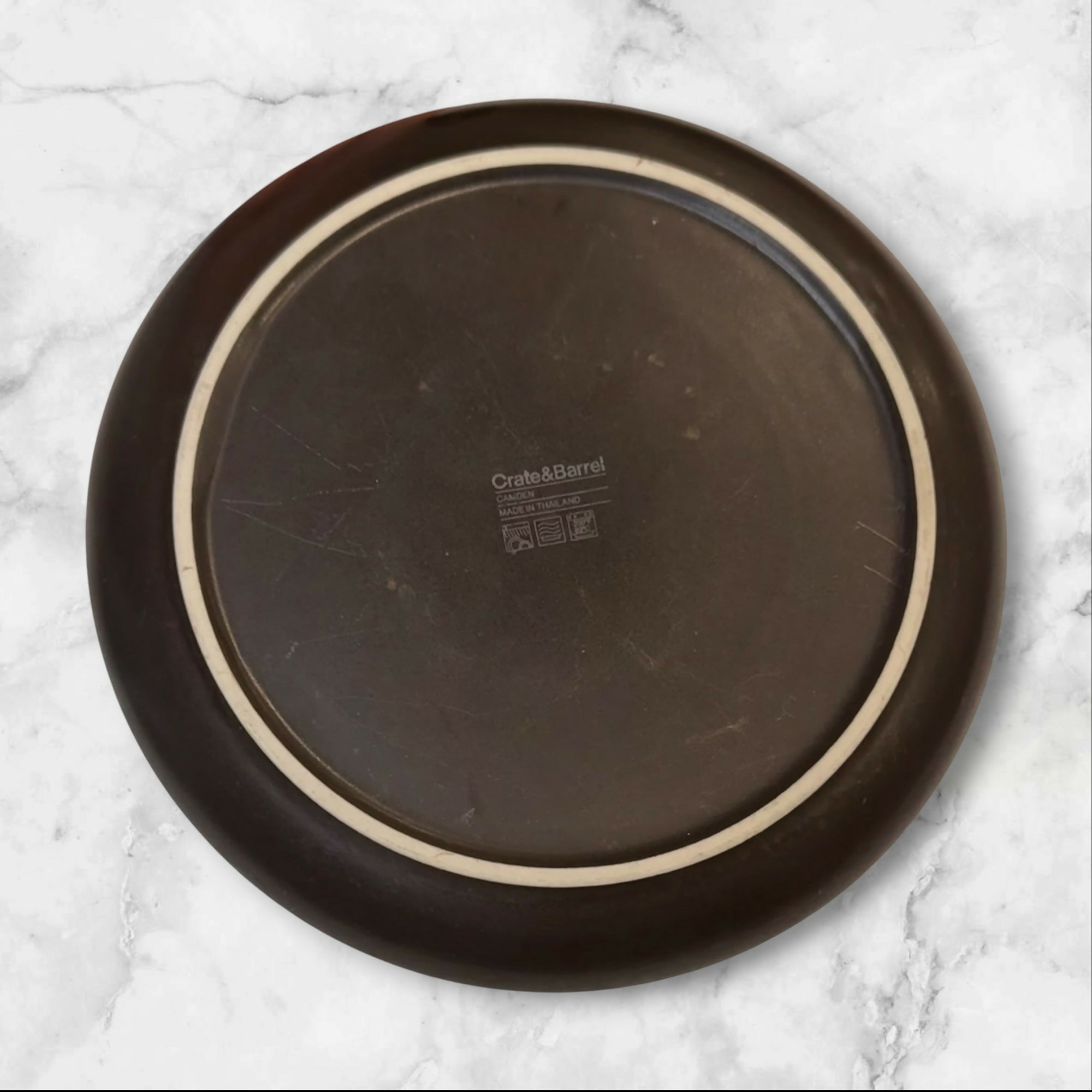 Crate & Barrel Camden Java Salad Plates Set of 6 | Rare | Great Condition