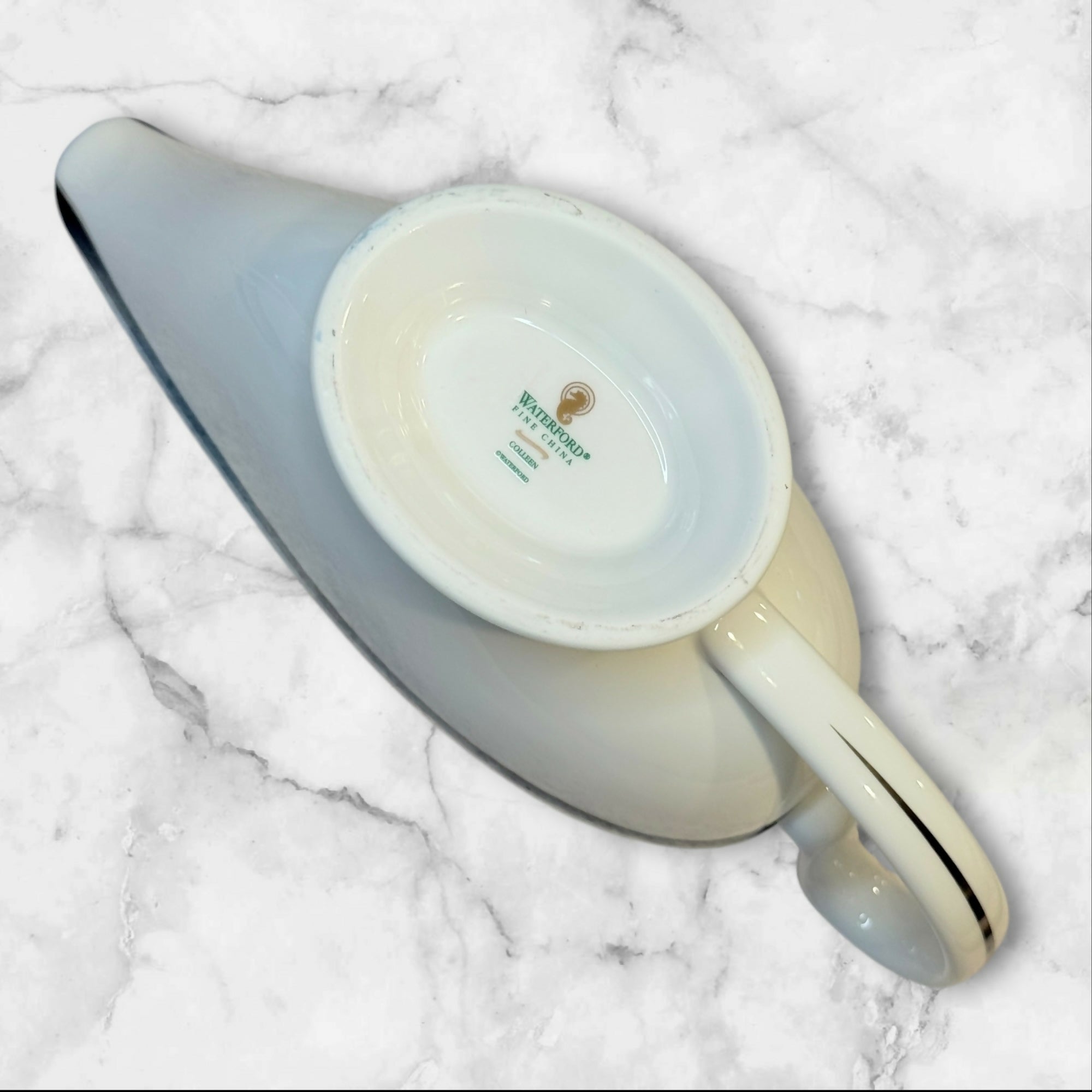 Waterford Colleen Gravy Boat | Bone China Serveware | Excellent Condition