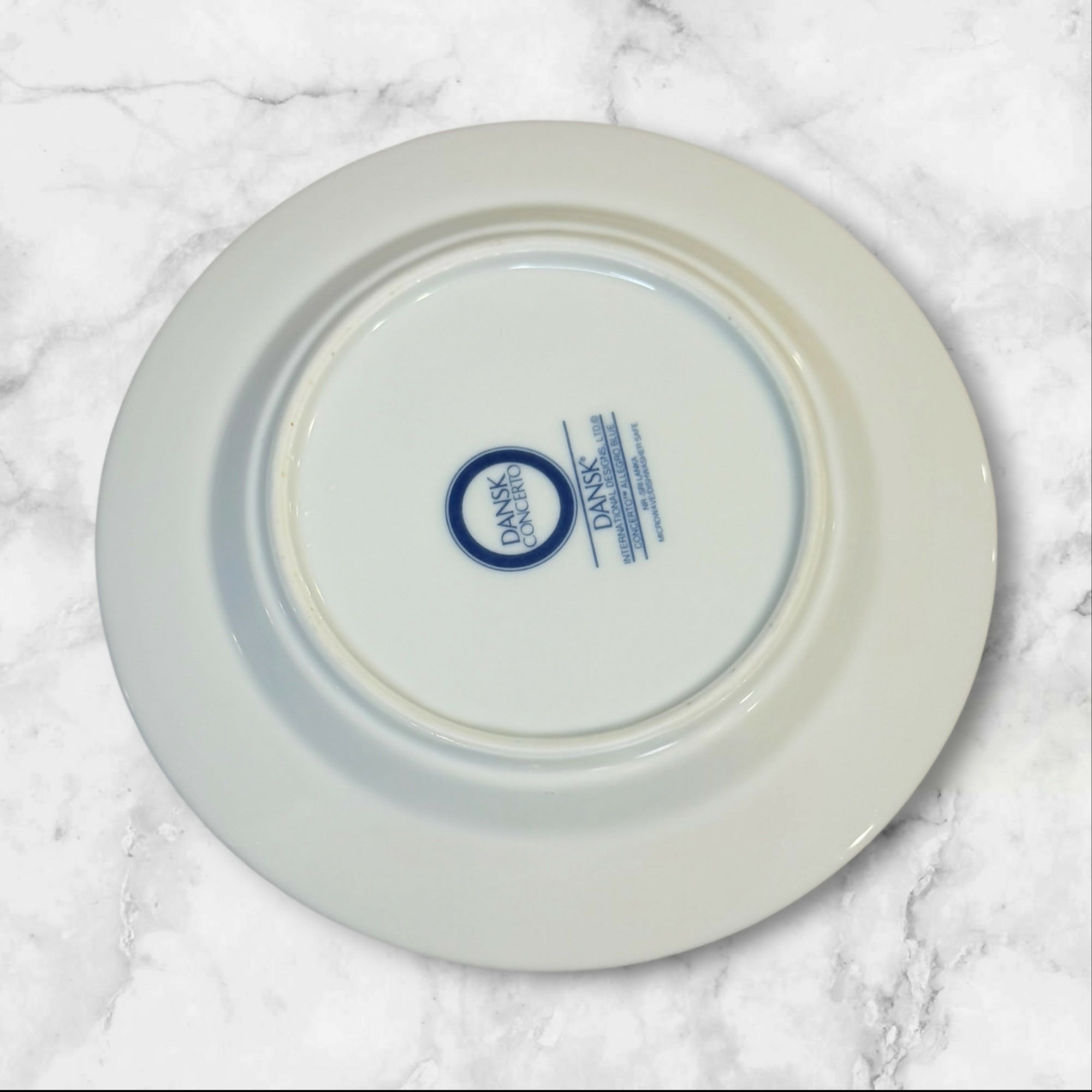 Dansk Allegro Blue Sri Lanka Bread Butter Plates Set of 4 Great Condition