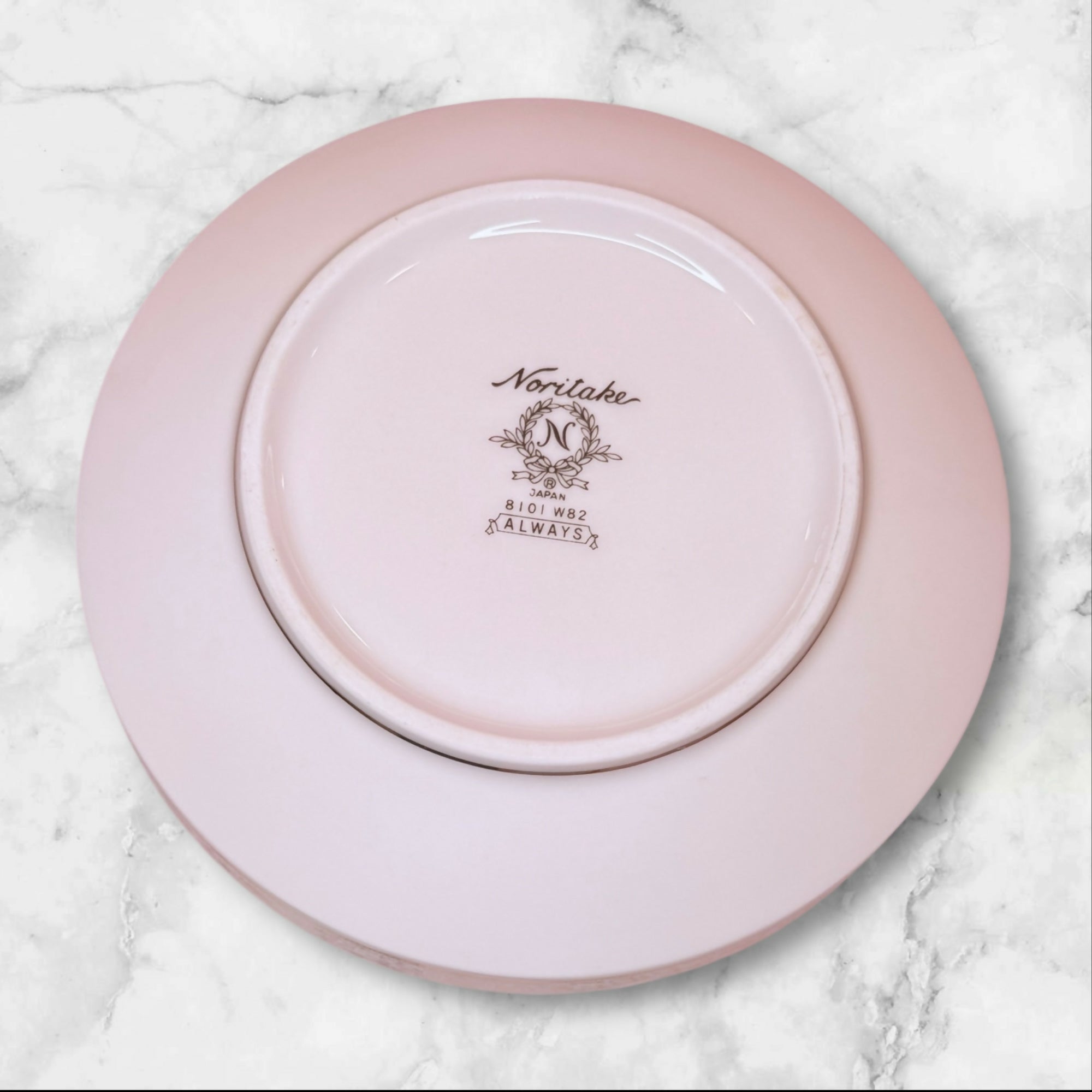 Noritake Always Pink Platinum Rim Cereal Bowls | Set of 4 | Excellent Condition