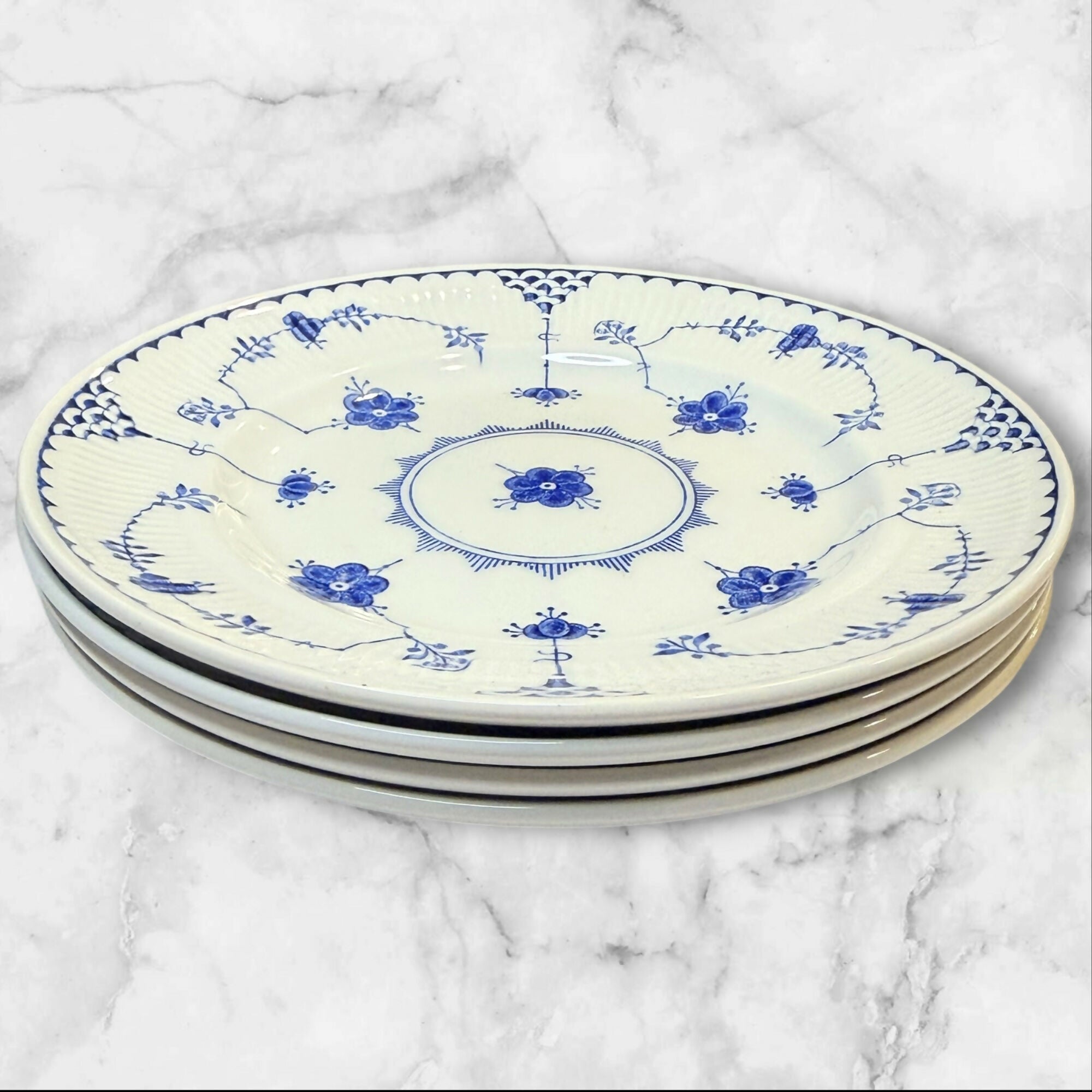 Franciscan Denmark Blue Salad Plates | Set of 4 | Great Condition