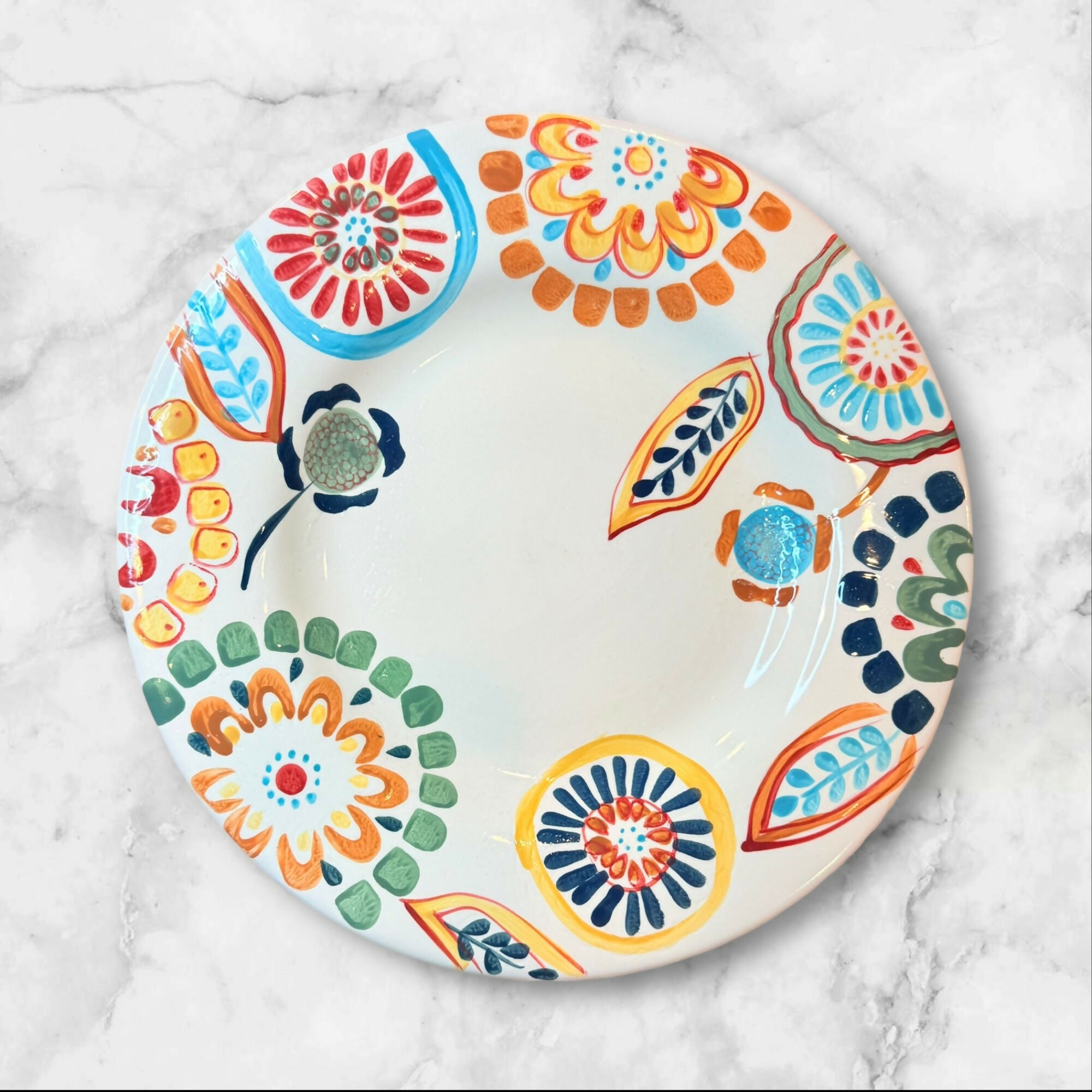 Home Zinnia Dinner & Salad Plates Set of 4 | Discontinued | EUC