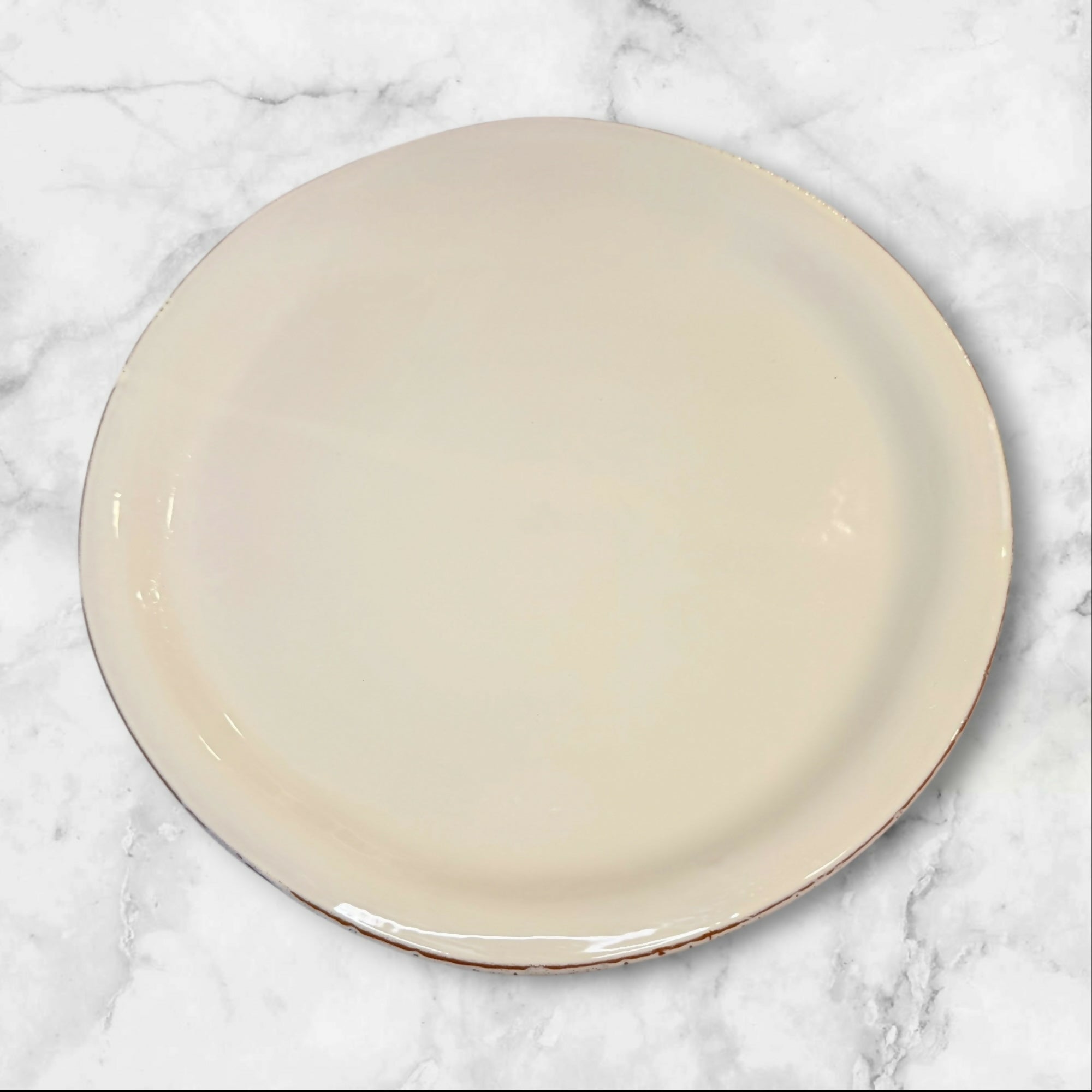 Vietri Italian Terracotta Rim Dinner Plates | Set of 4 | Excellent Condition