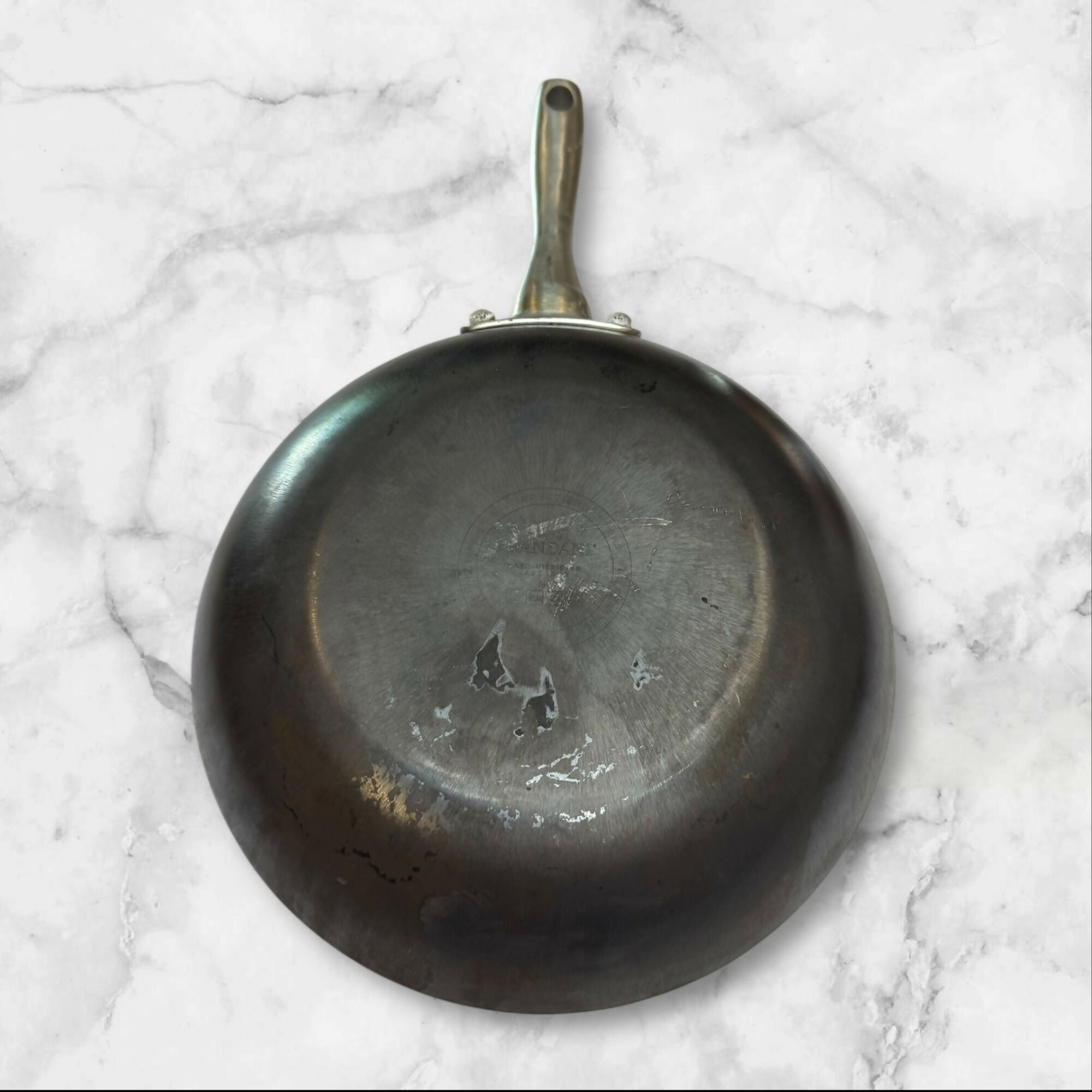 Brandani Hard Nitriding 10.3” Cast Iron Fry Pan | Good Condition | Steel Handle