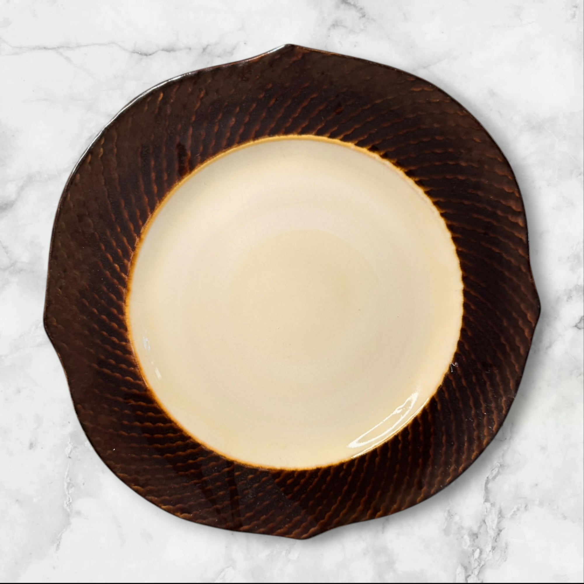Pier 1 Metallic Bronze Dinner Plates | Set of 6 | Great Condition