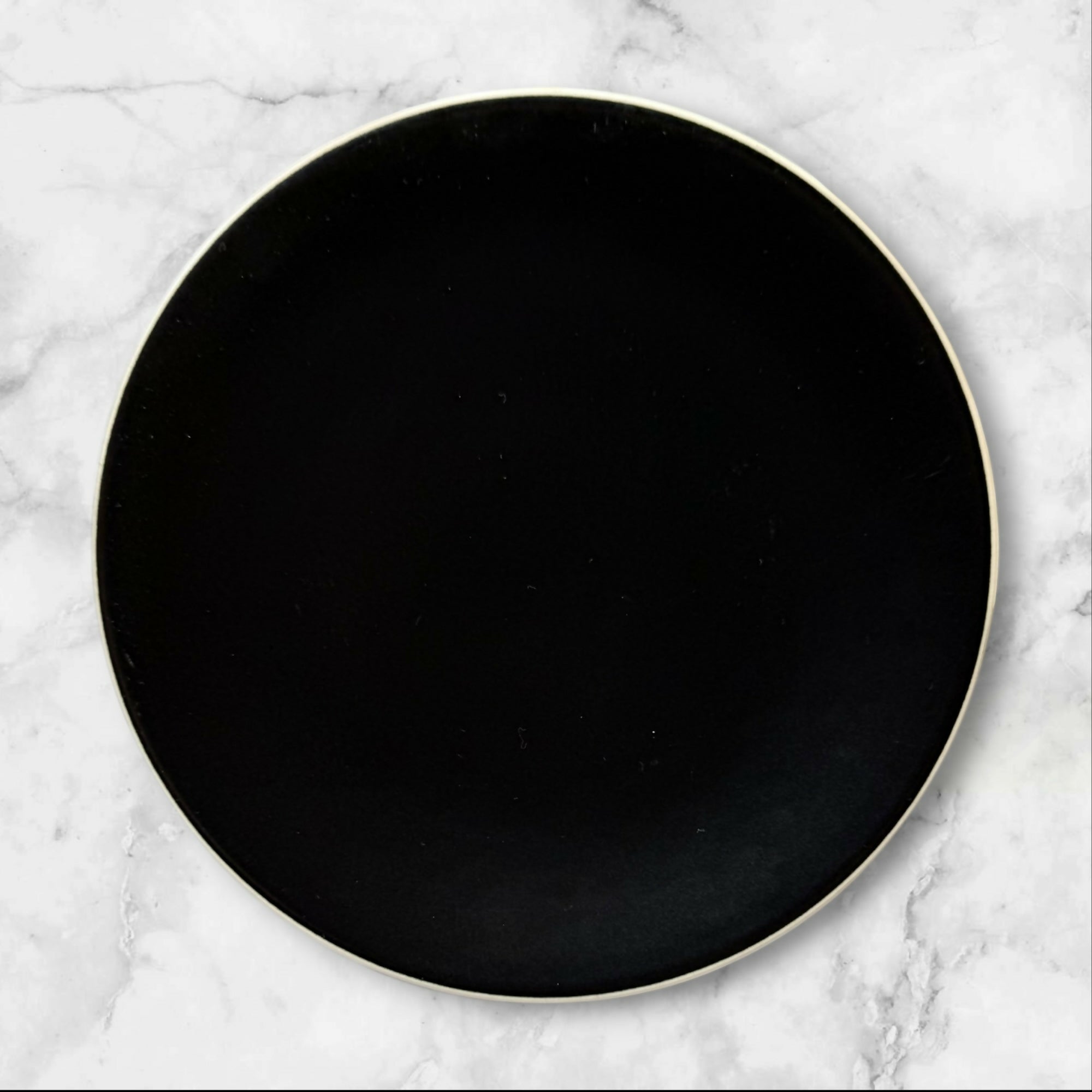 Sasaki Colorstone Matte Black Salad Plates | Set of 4 | Great Condition