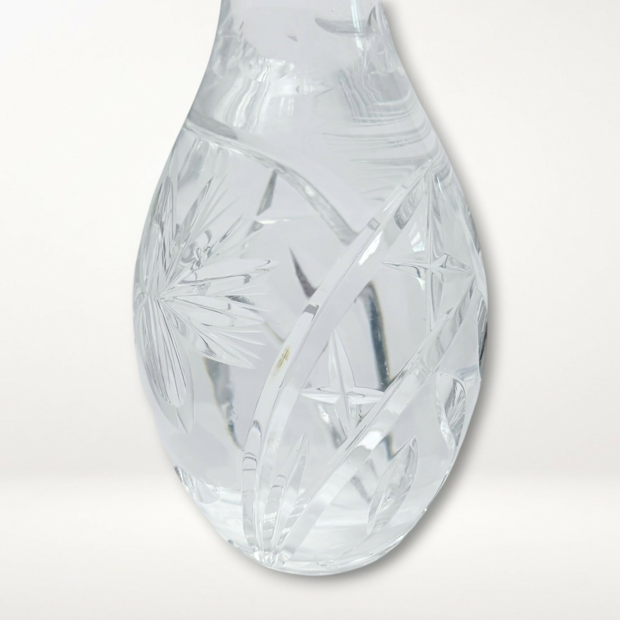 Vintage Cut Crystal Decanter w/ Stopper | Elegant Barware | Great Condition