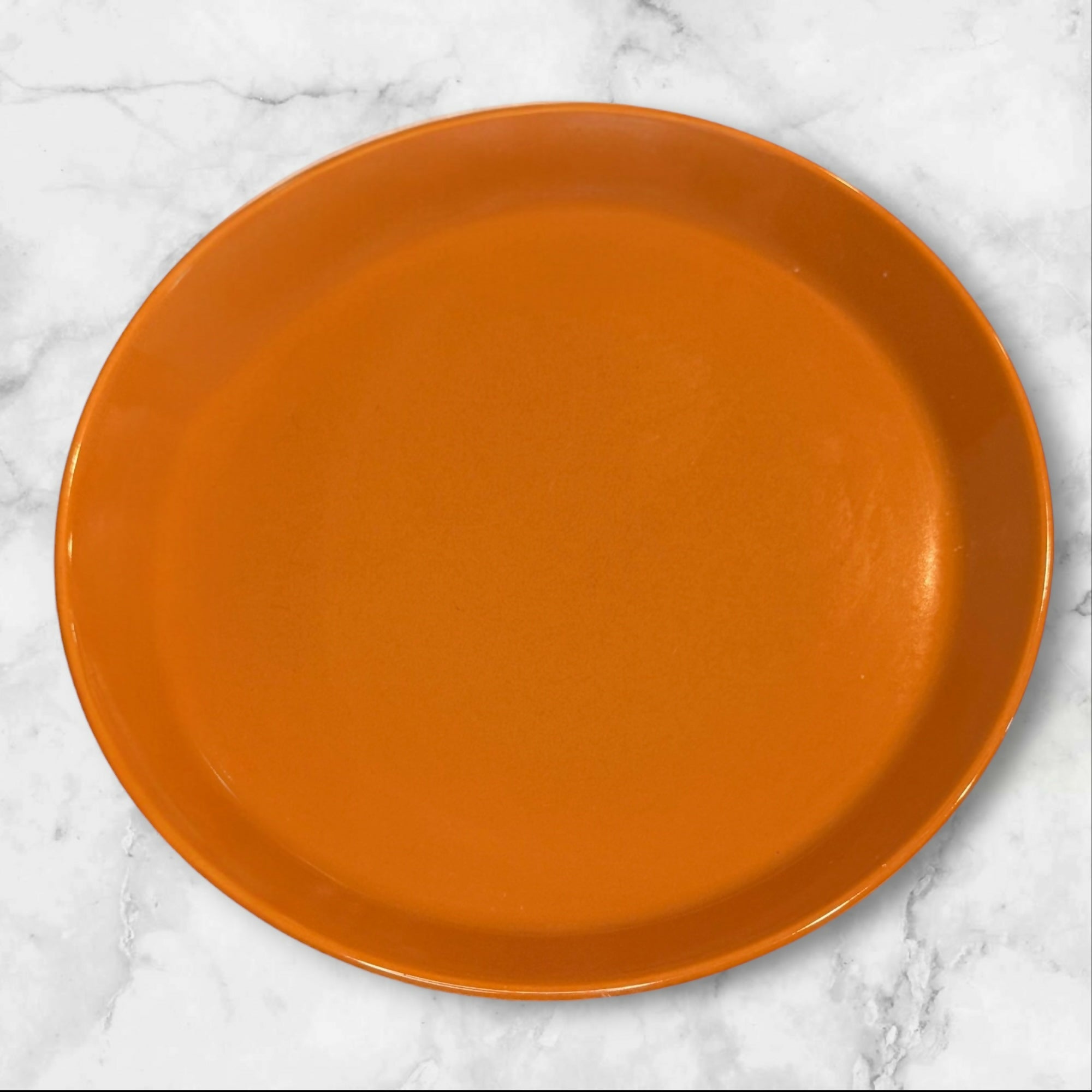 Crown Lynn Pumpkin Dinner Plates | Set of 4 | Excellent Condition