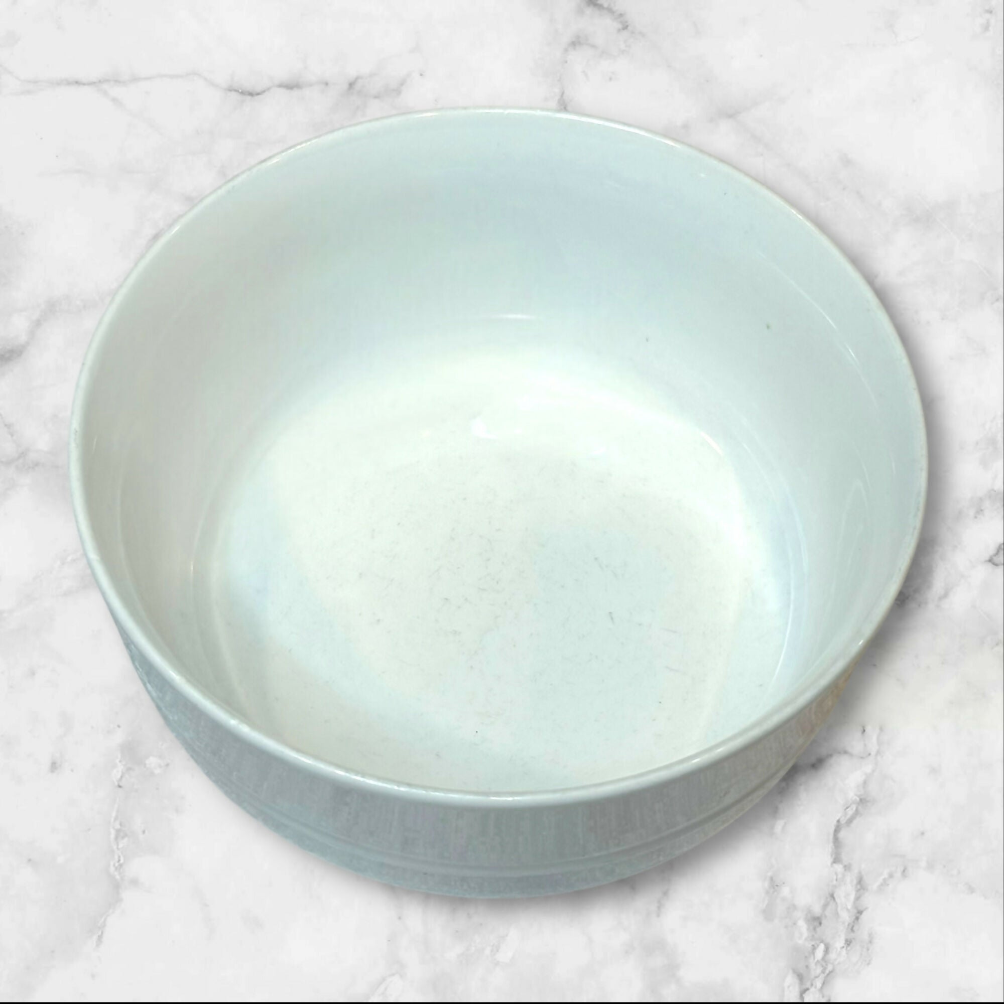 Crate & Barrel Hue White Bowls by Aaron Probyn | Set of 4 | Good Condition