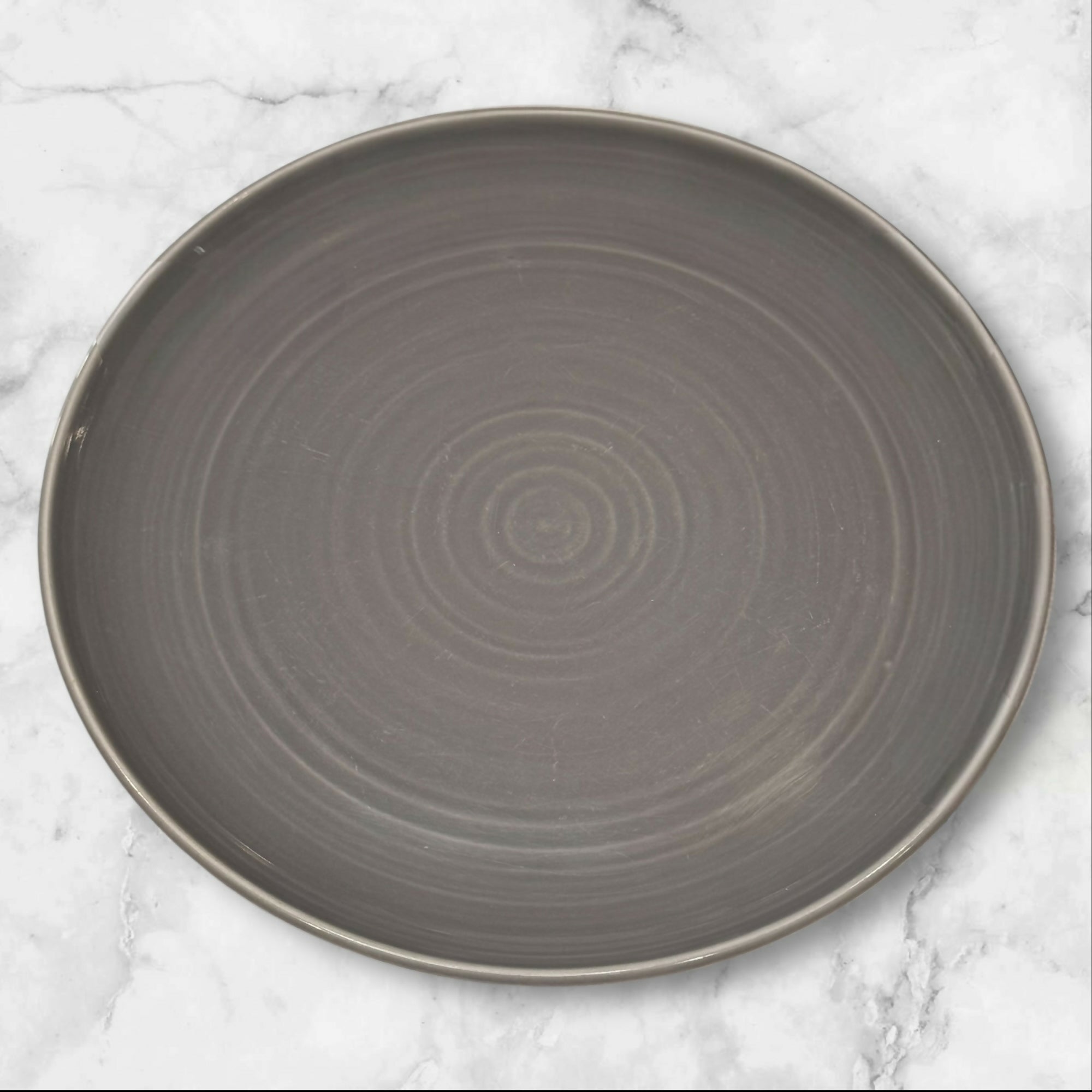 Pottery Barn Joshua Gray Dinner Plates Set of 6 | Gently Used