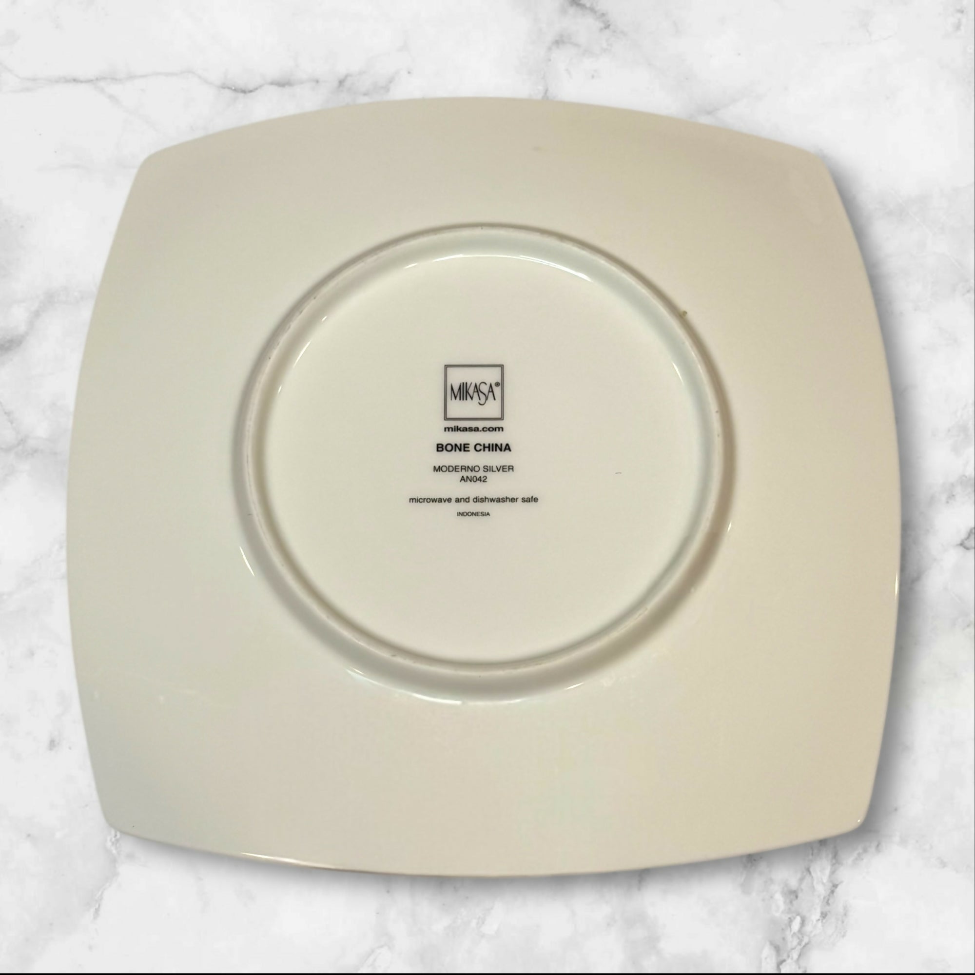 Mikasa Moderno Silver Salad Plates | Set of 5 | Excellent Condition