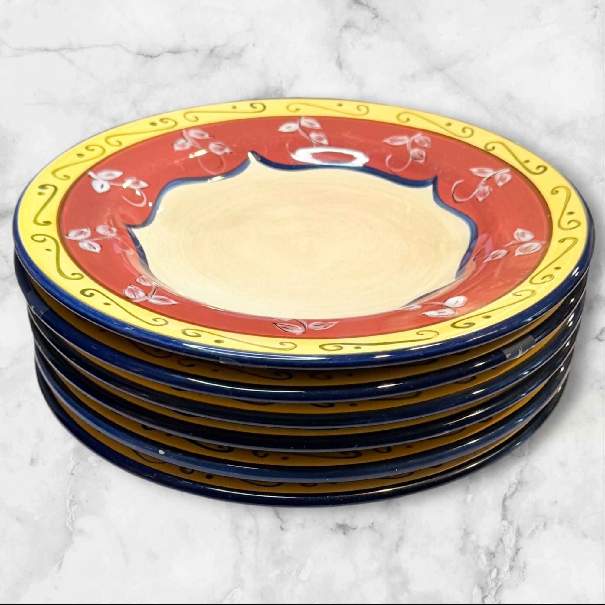 Pier 1 Vallarta Dinner Plates | Set of 6 | Great Condition Discontinued