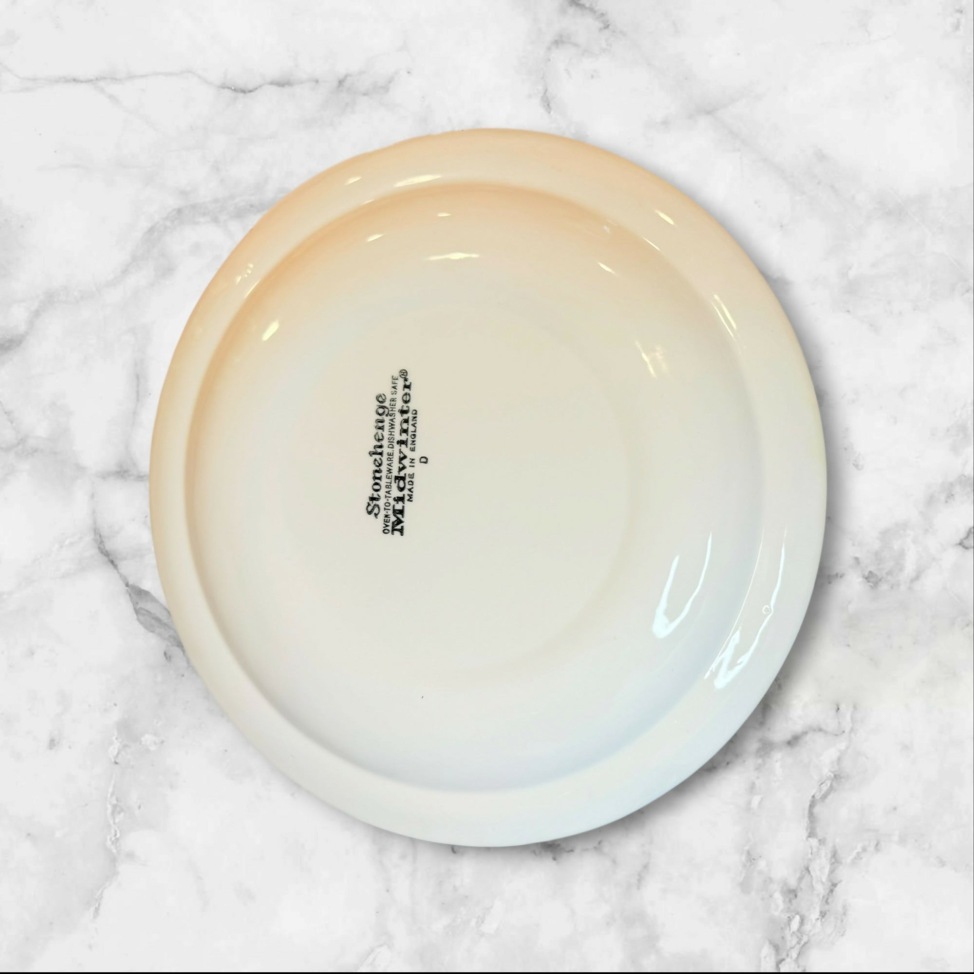 W.R. Midwinter Stonehenge White Dinner Plates | Set of 4 | Excellent Condition