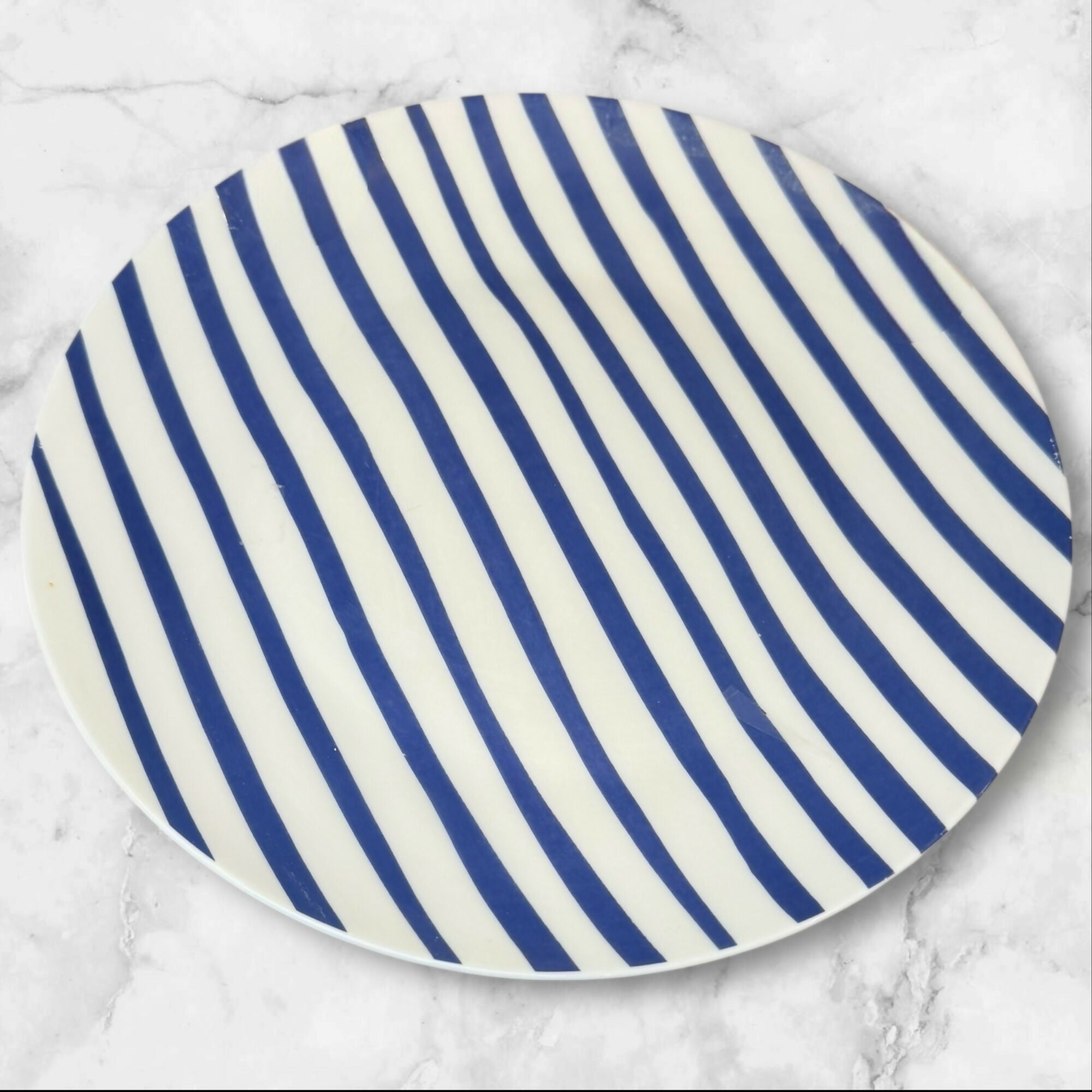 GAP Home Blue & White Assorted Pattern Salad Plates | Set of 4 | Excellent Condition