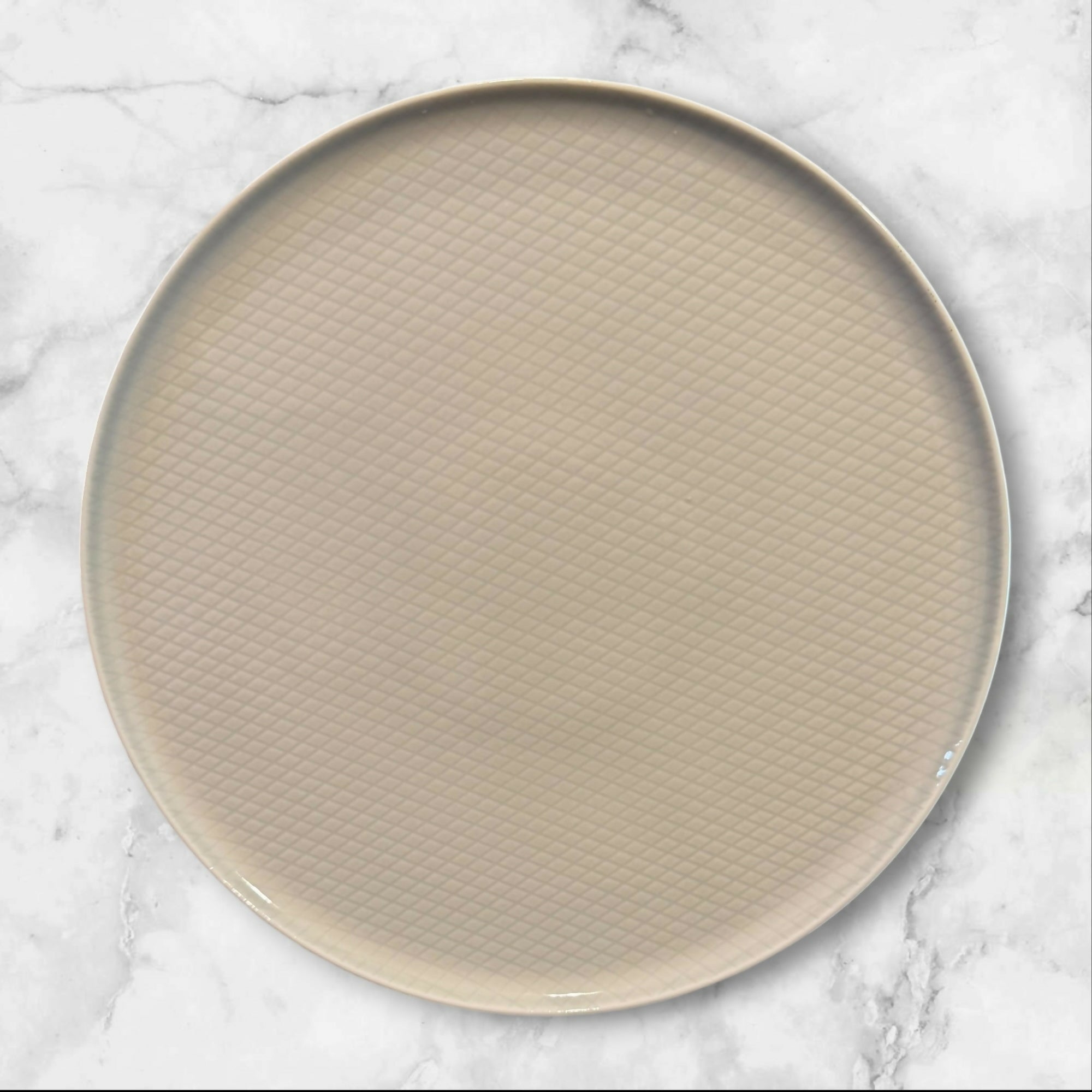 IKEA KRUSTAD Textured Dinner Plates Beige | Set of 4 | Excellent Condition