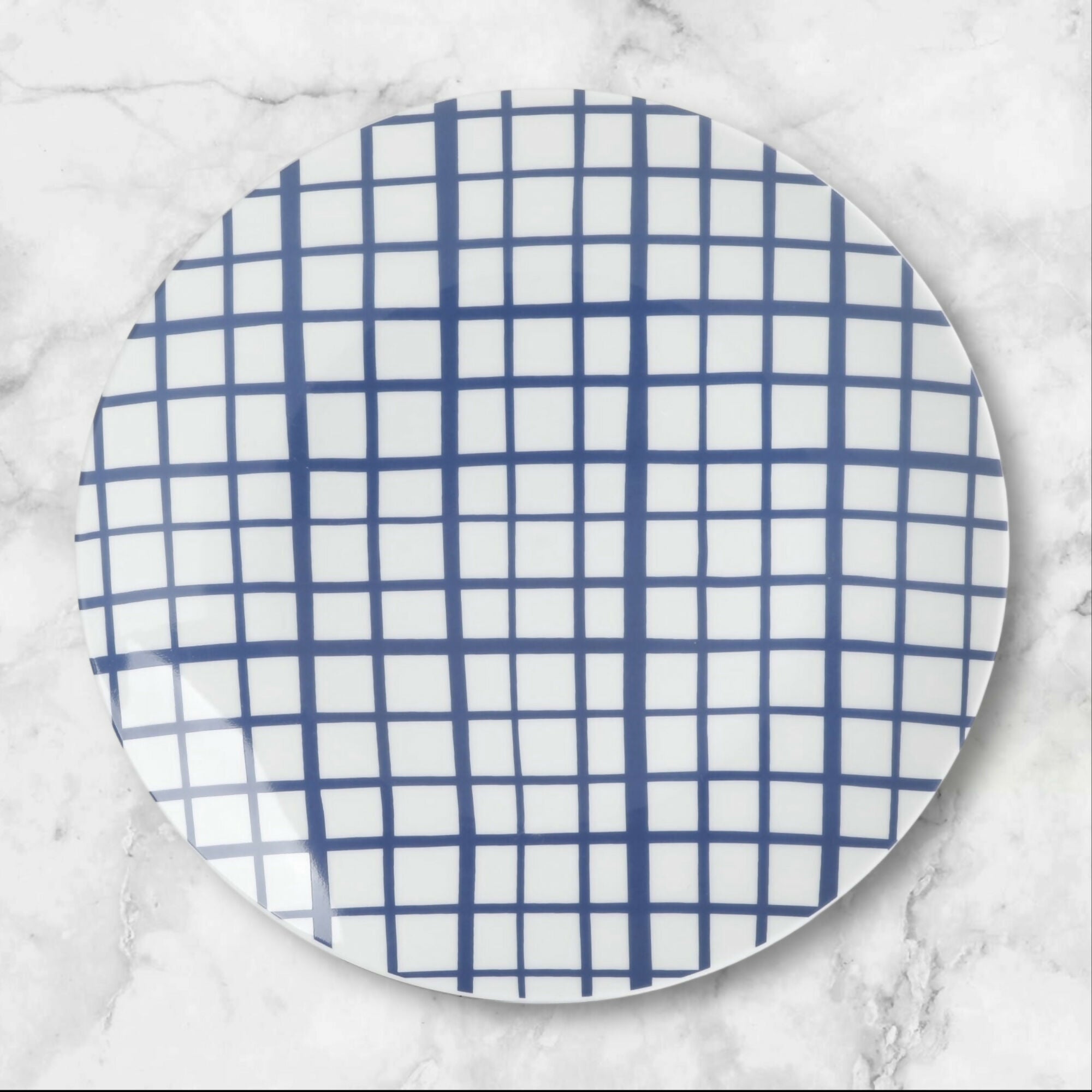 GAP Home Blue & White Assorted Pattern Salad Plates | Set of 4 | Excellent Condition