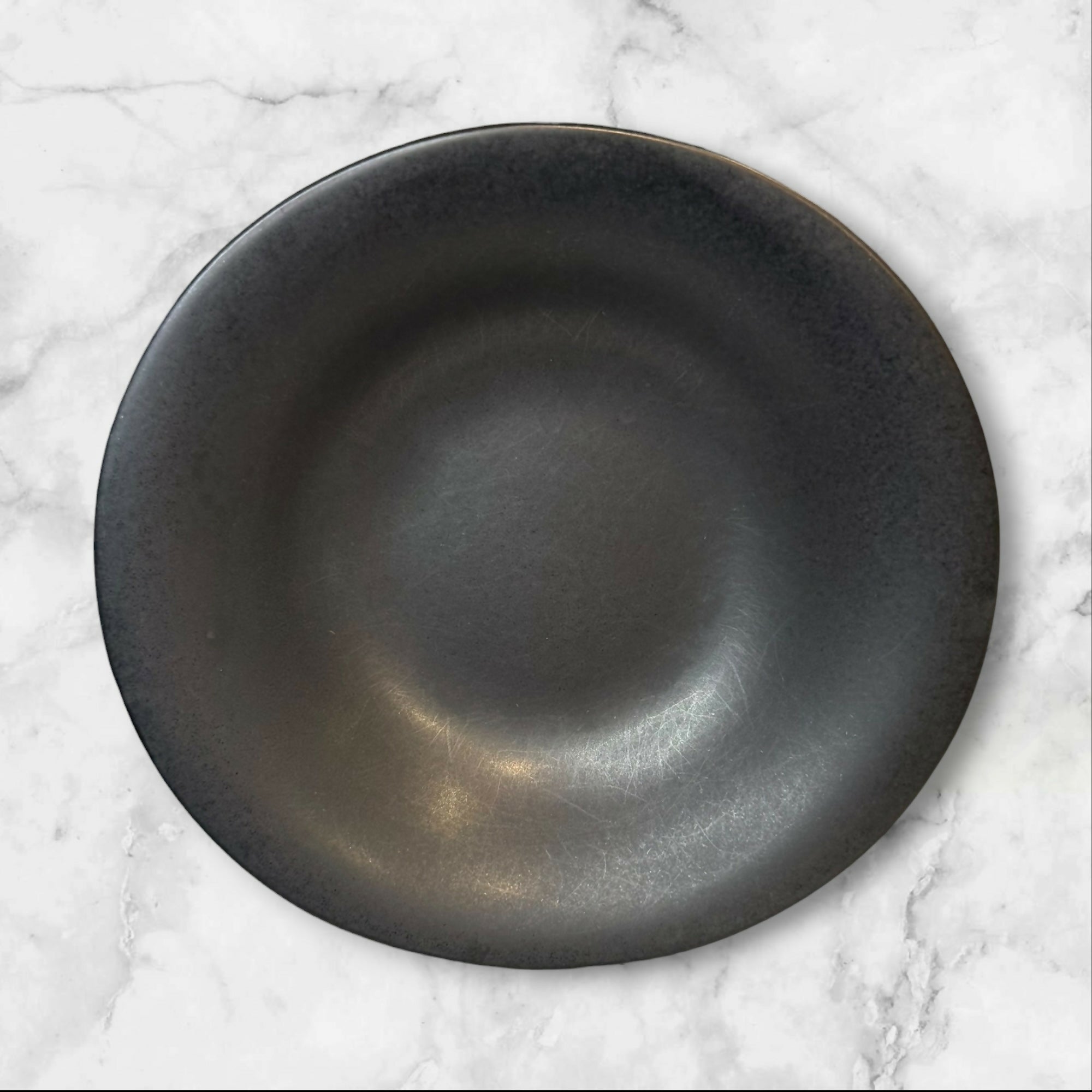 Pottery Barn Ellipse Black Coupe Soup Bowls | Set of 6 | Good Condition