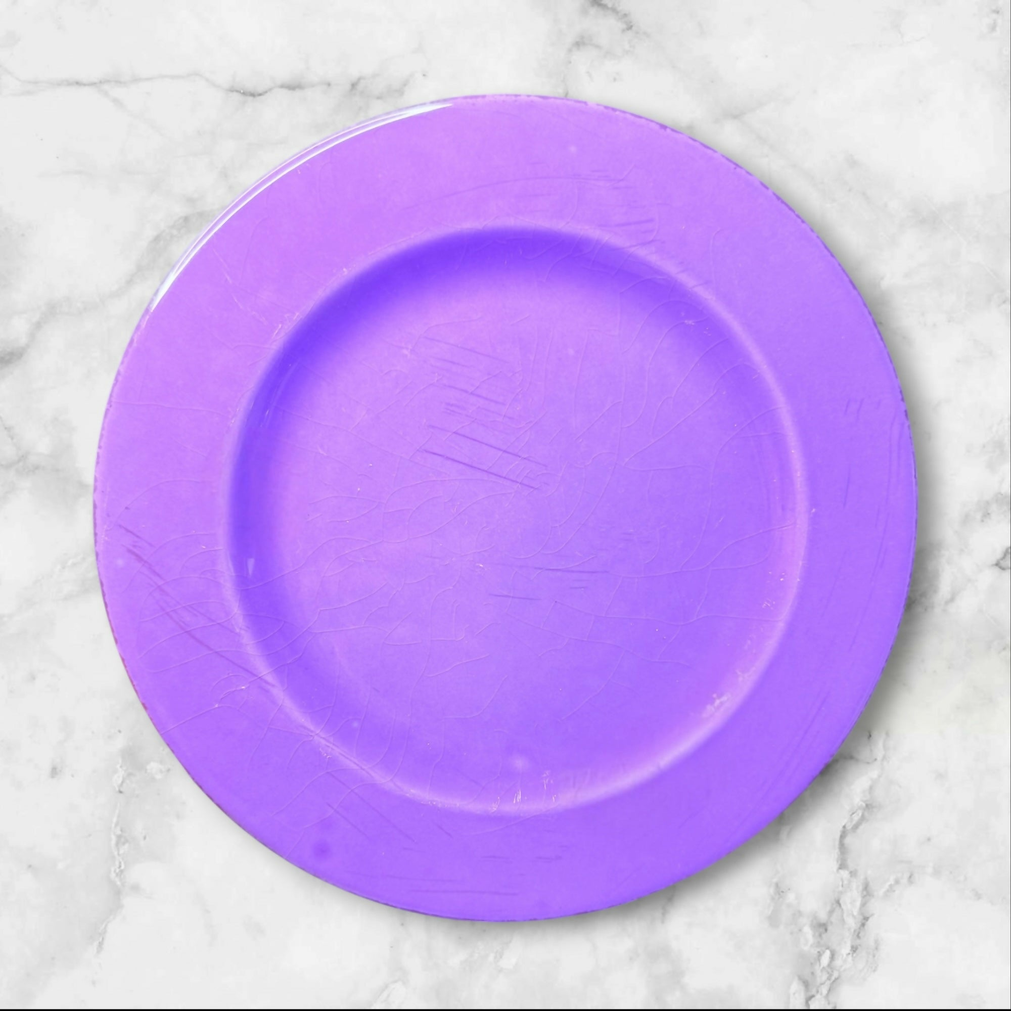 HOME Italy Purple Dinner Plates | Set of 6 | Italian Ceramic | Great Condition