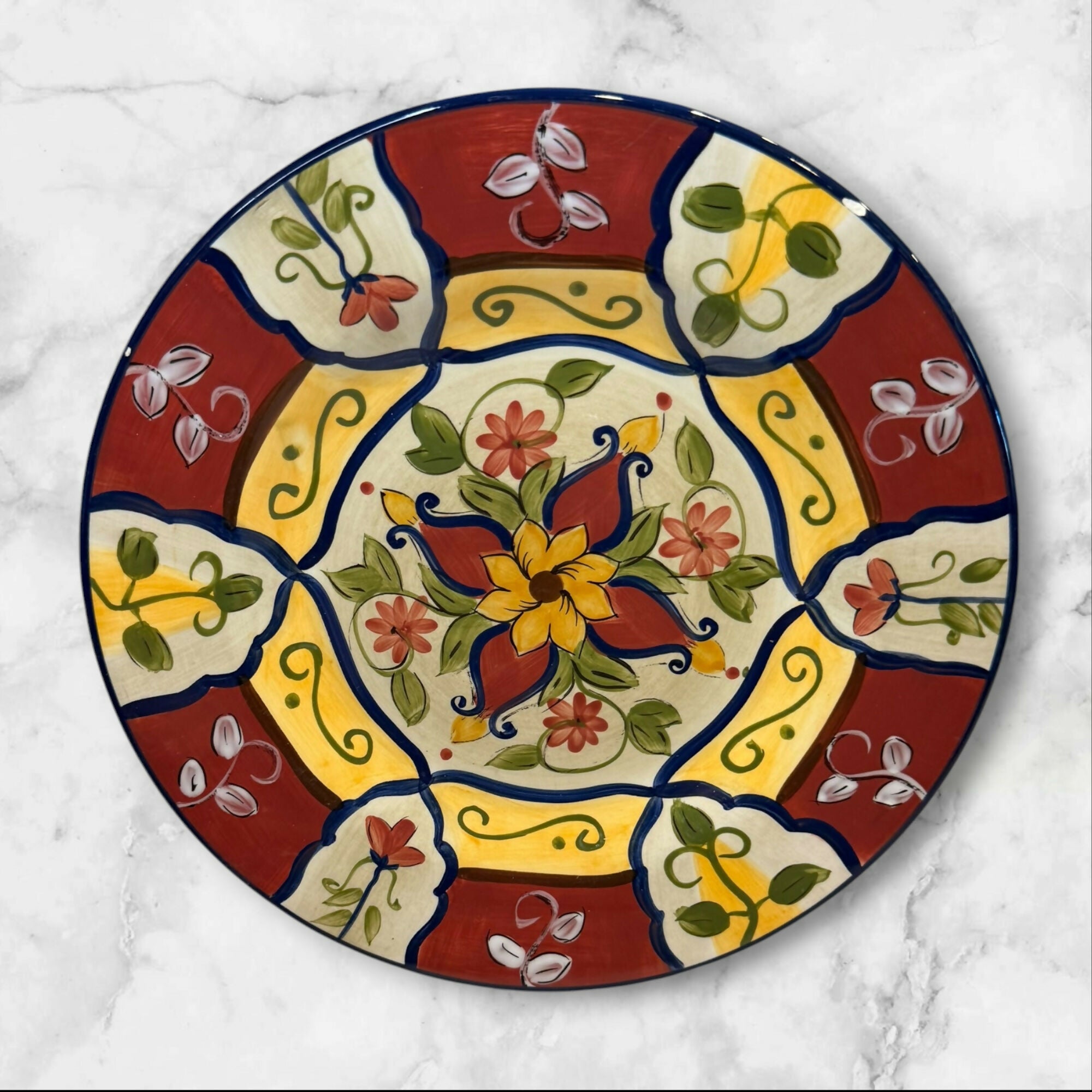 Pier 1 Vallarta Salad Plates Set of 6 | Gently Used | Colorful Dinnerware