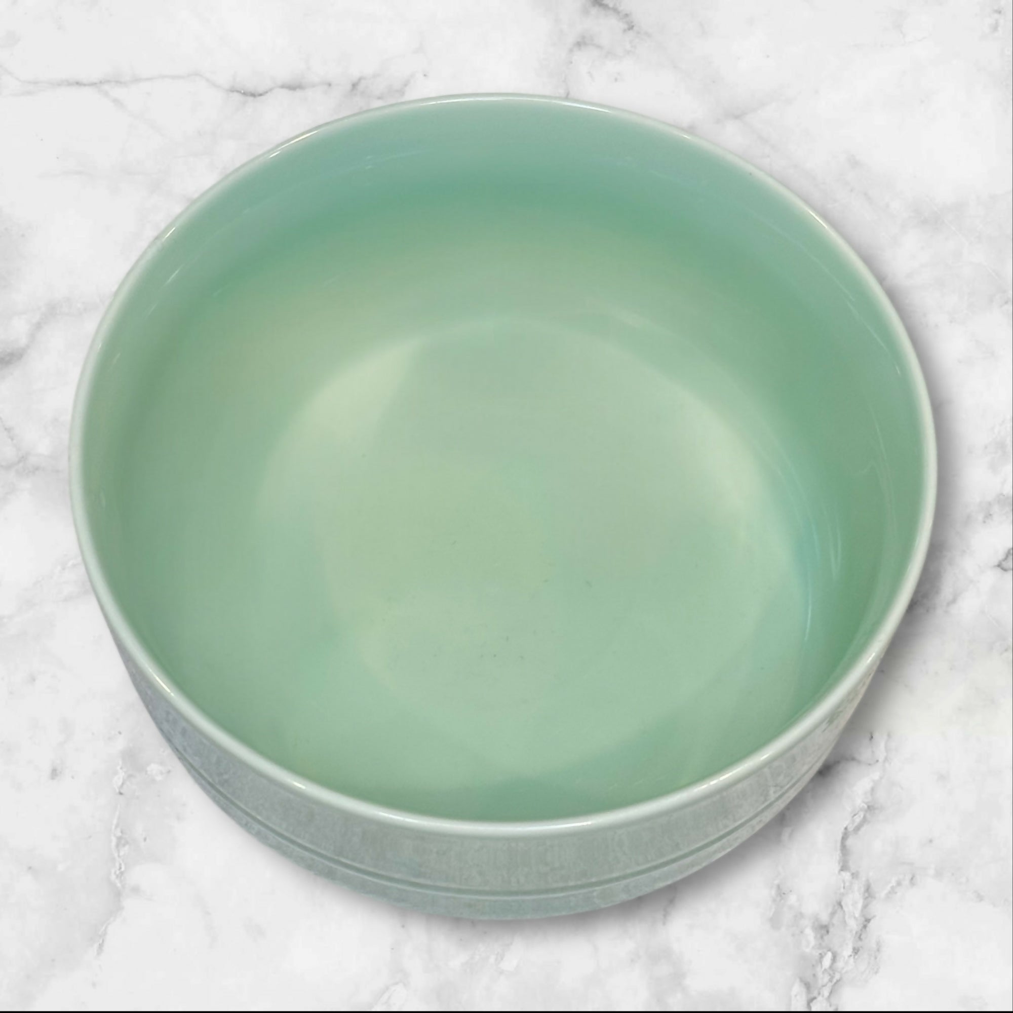 Crate & Barrel Hue Green & Blue Bowls | Set of 5 | Good Condition