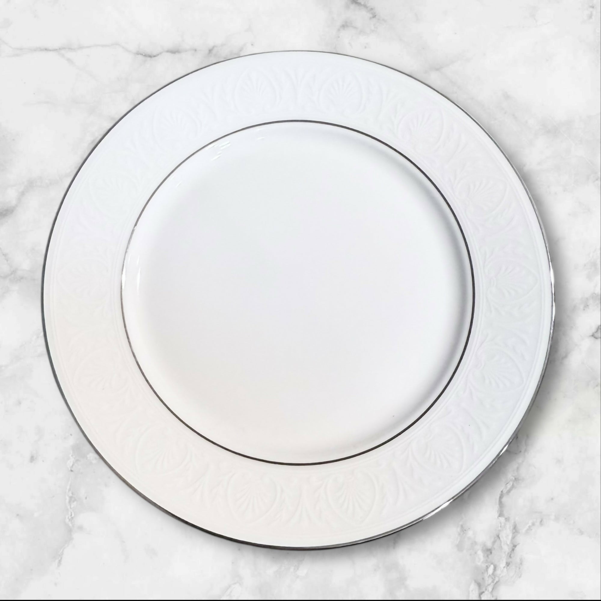 Lenox Hannah Platinum 4-Piece Place Setting | USA Made | Discontinued | Great