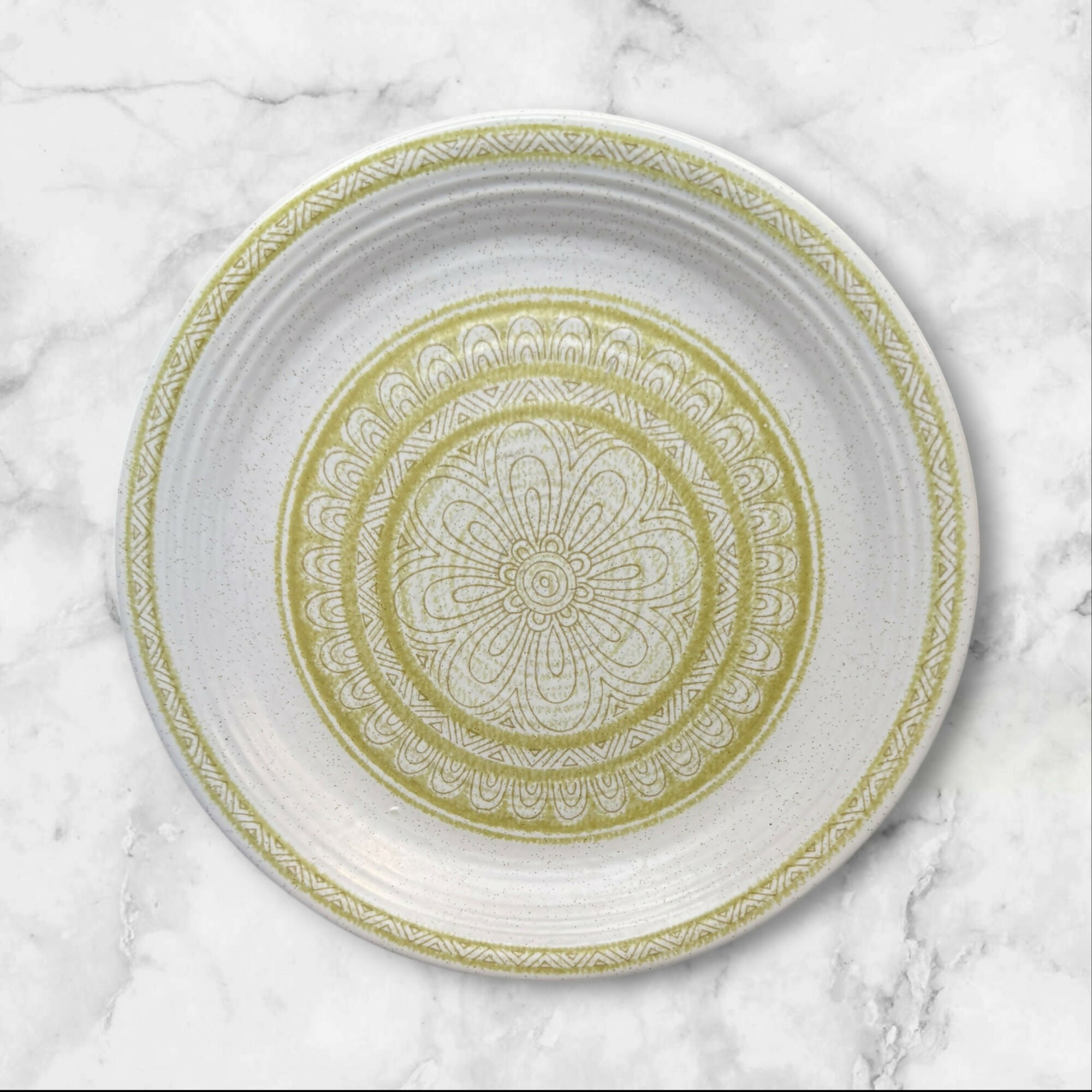 Franciscan Hacienda Green Dinner & Salad Plates Set of 8 | Excellent Condition