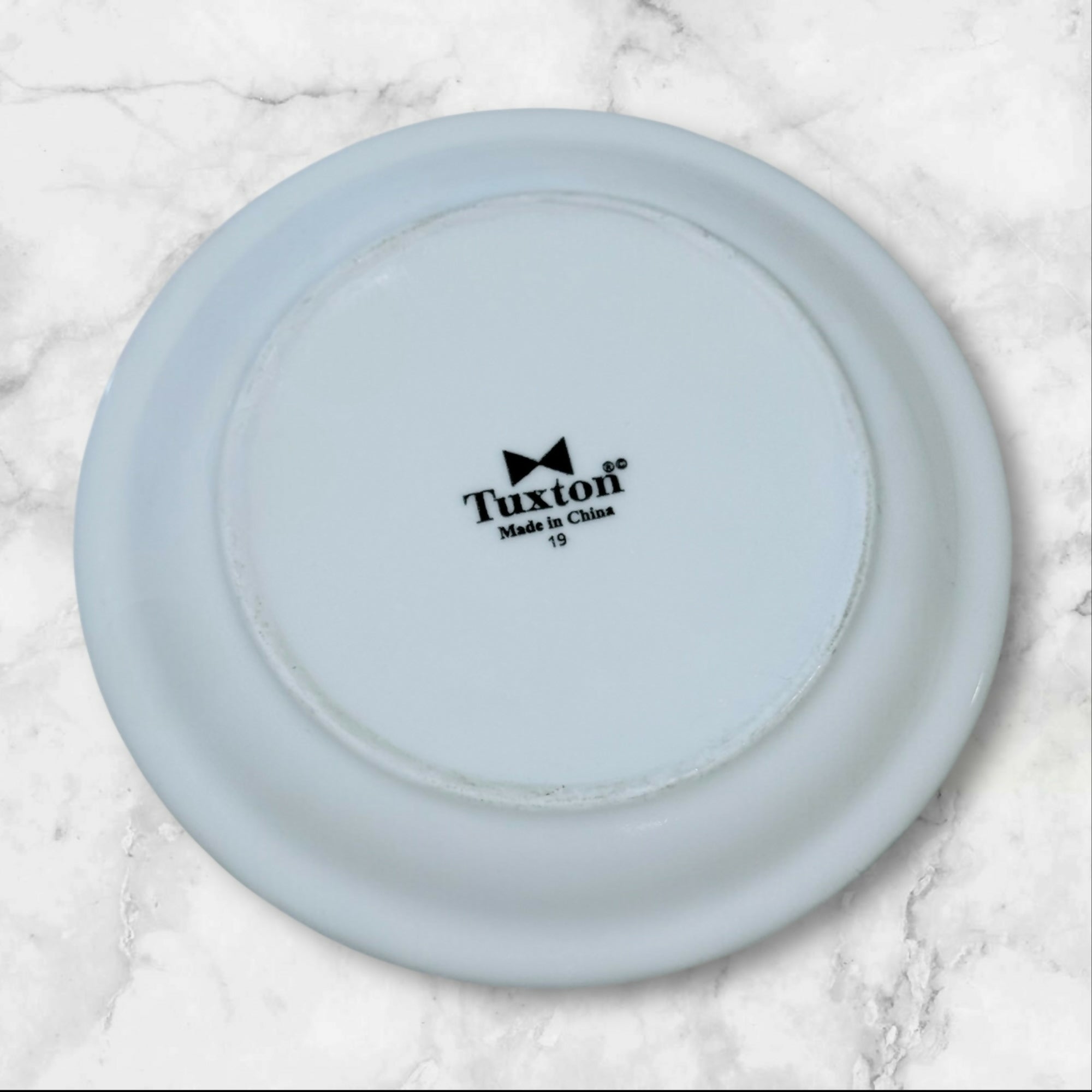 Tuxton White Porcelain Salad Plates | Set of 6 | Great Condition