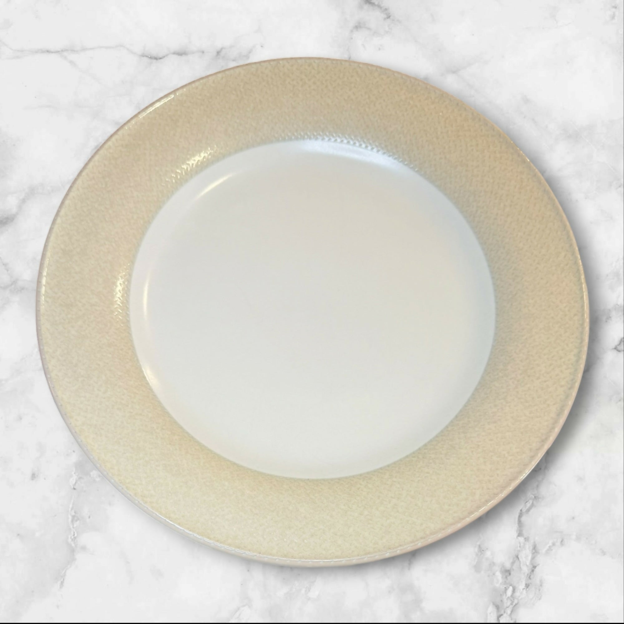 Noritake Safari Cream Dinner Plates | Set of 5 | Excellent Condition