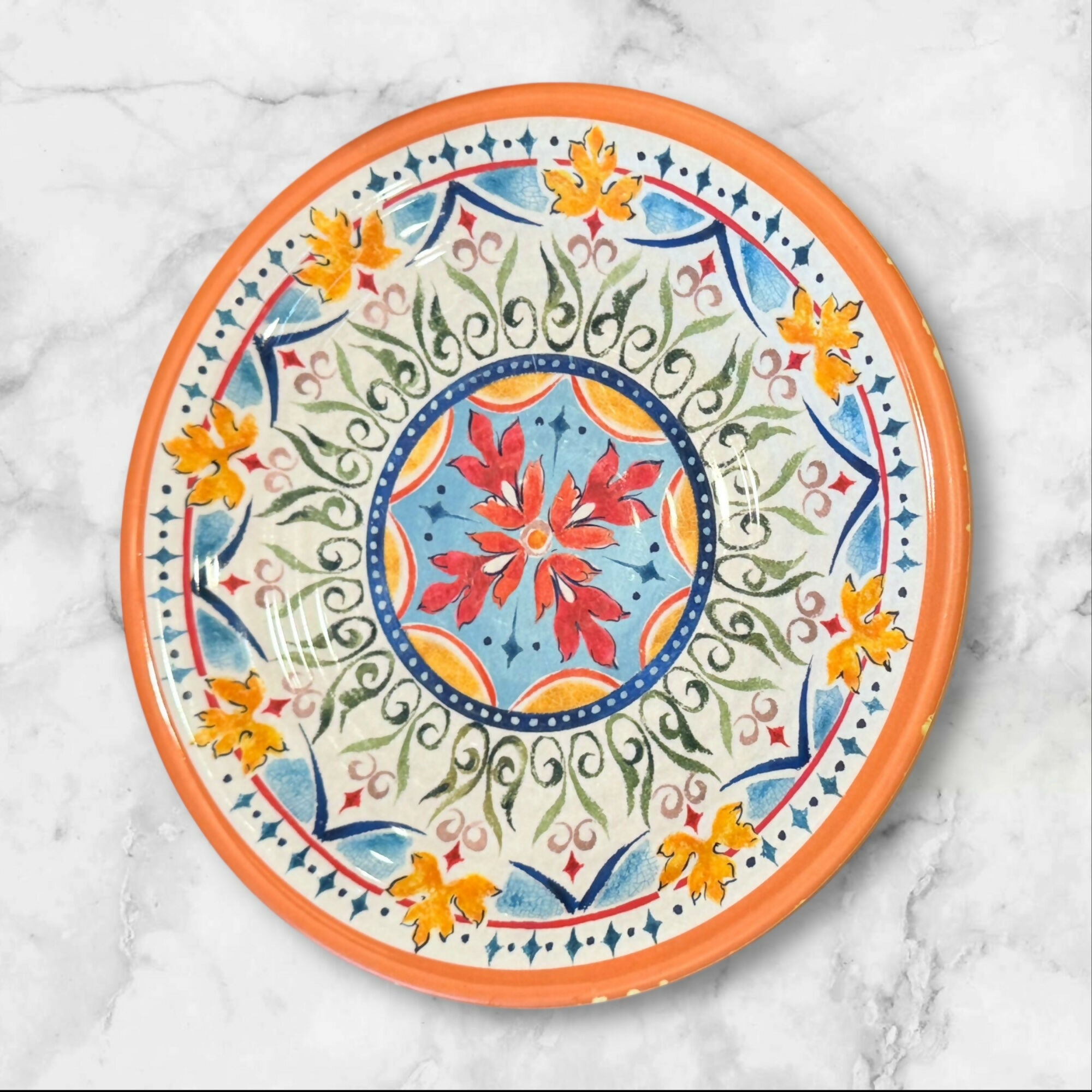 Napa Style Corte Madera Melamine Salad Plates | Set of 4 | Good Condition