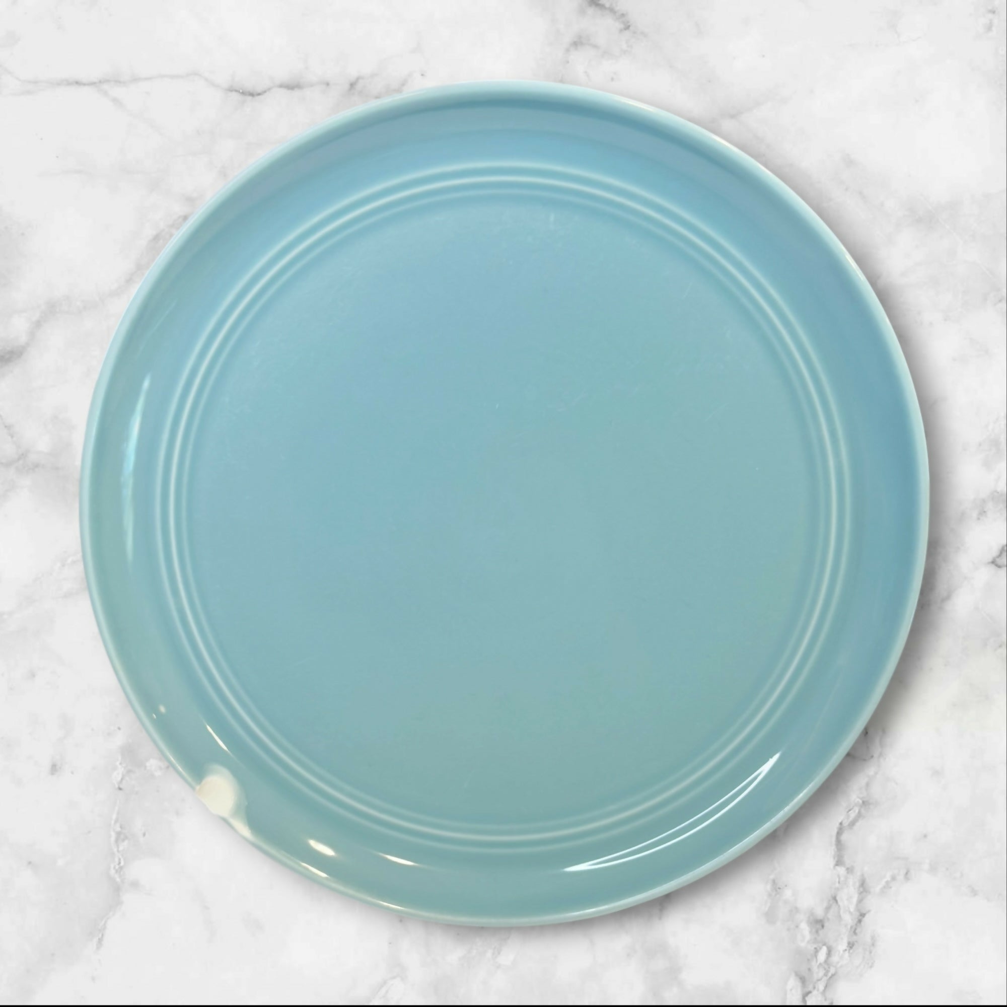 Crate & Barrel Hue Blue Salad Plates | Set of 4 | Gently Used