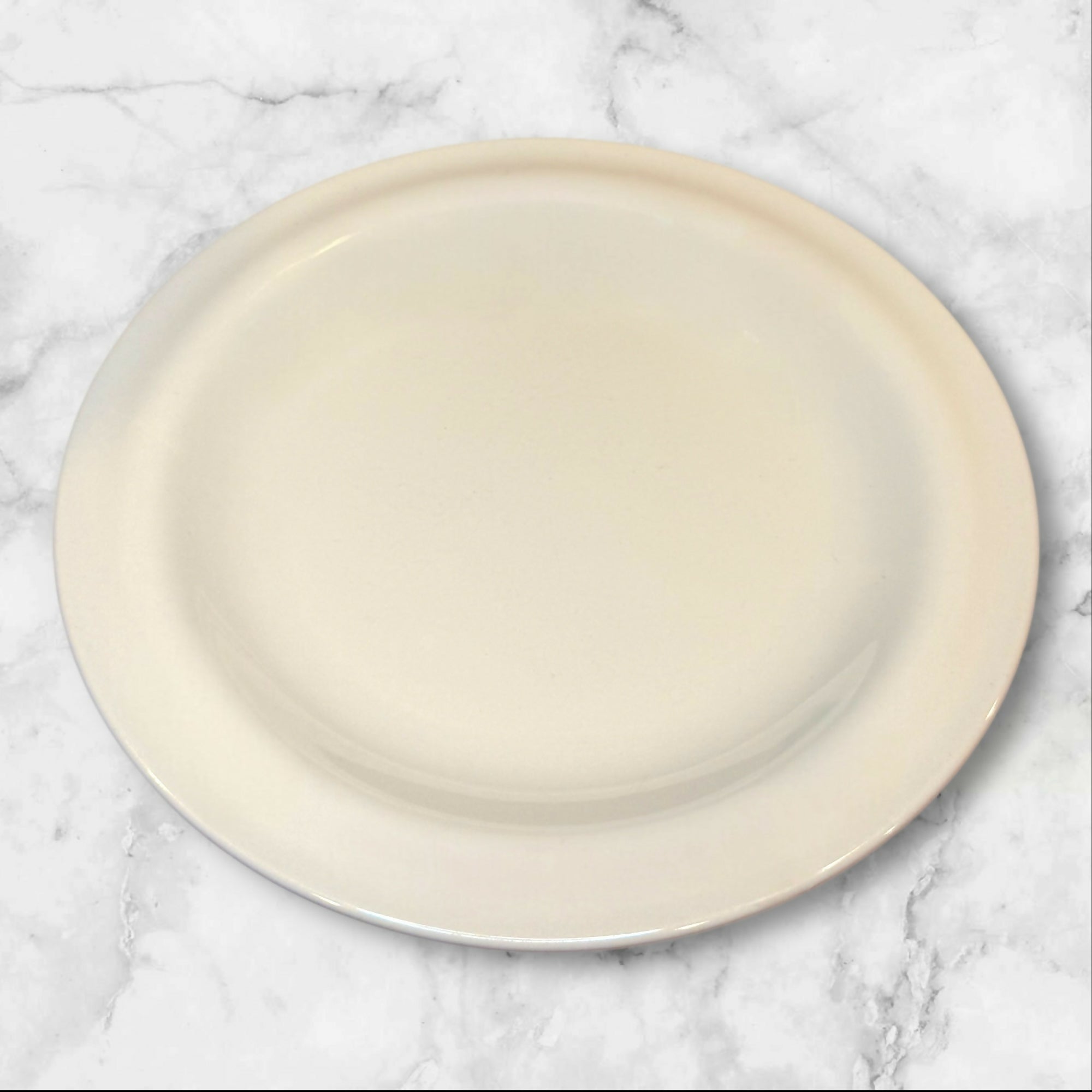 Crate & Barrel Gallery Parchment Dinner Plates | Set of 4 | Great Condition