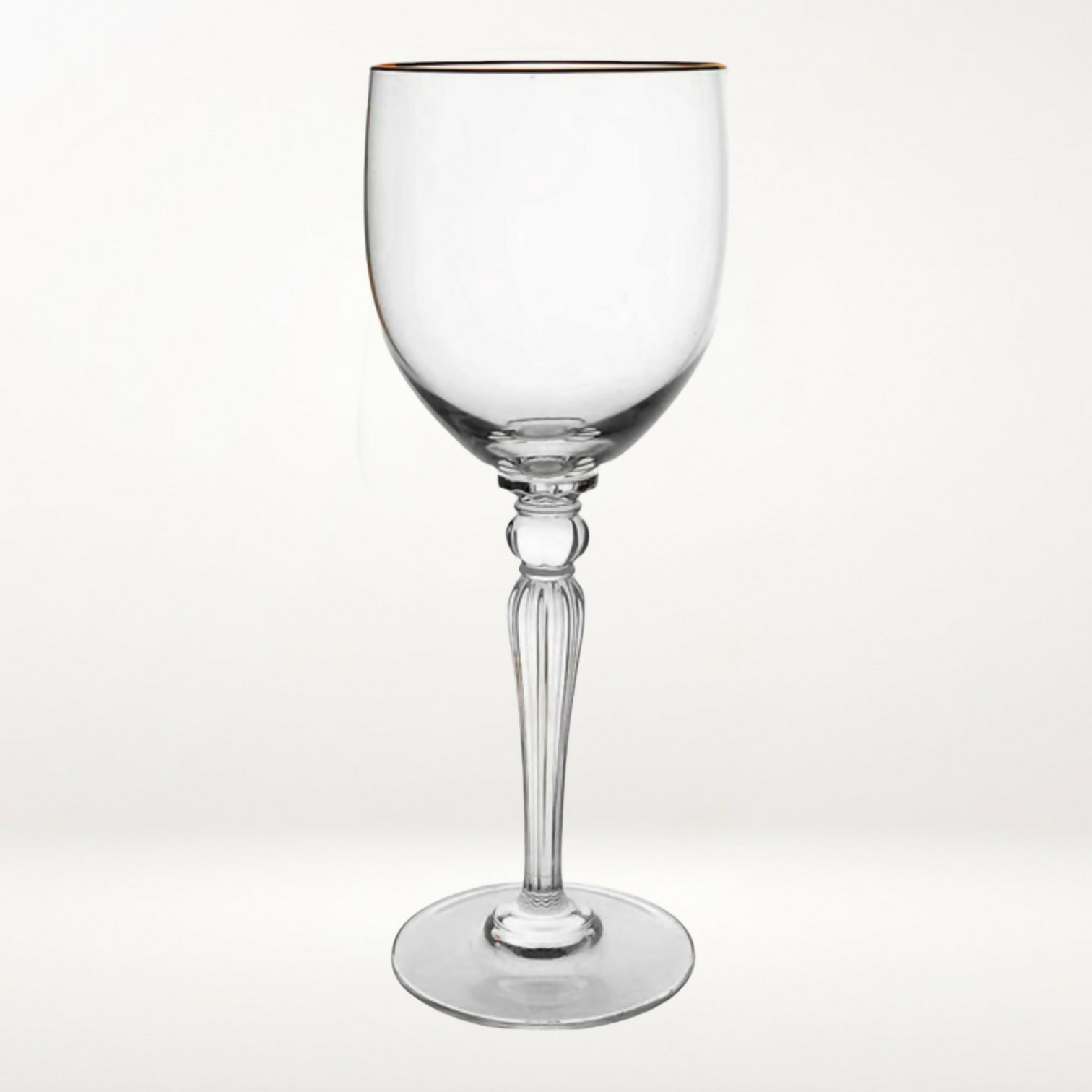 Waterford Carleton Gold Water Goblets Crystal | Set of 2 | Excellent Condition