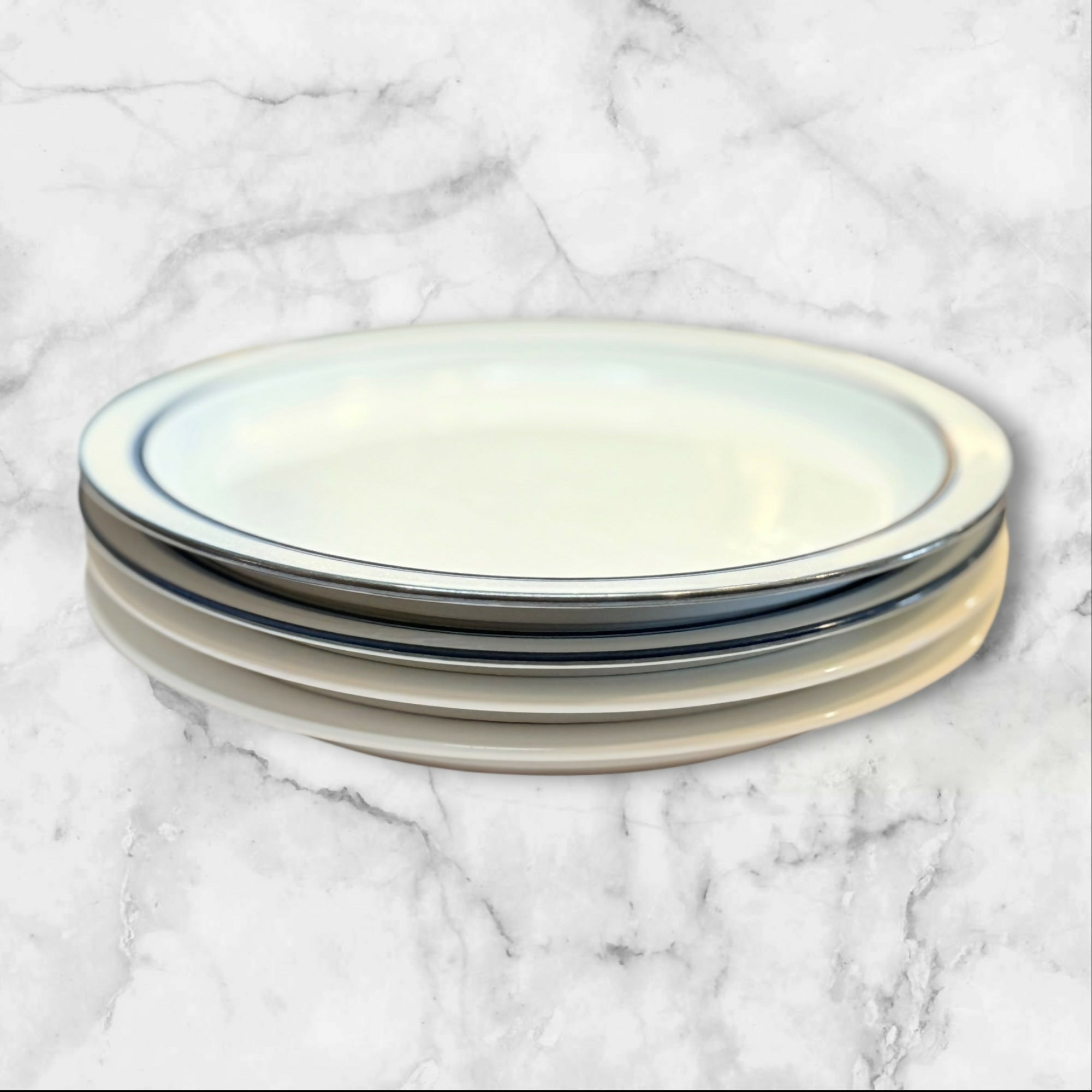 Dansk Christianshavn Blue Dinner Plates | Set of 4 | Excellent Condition