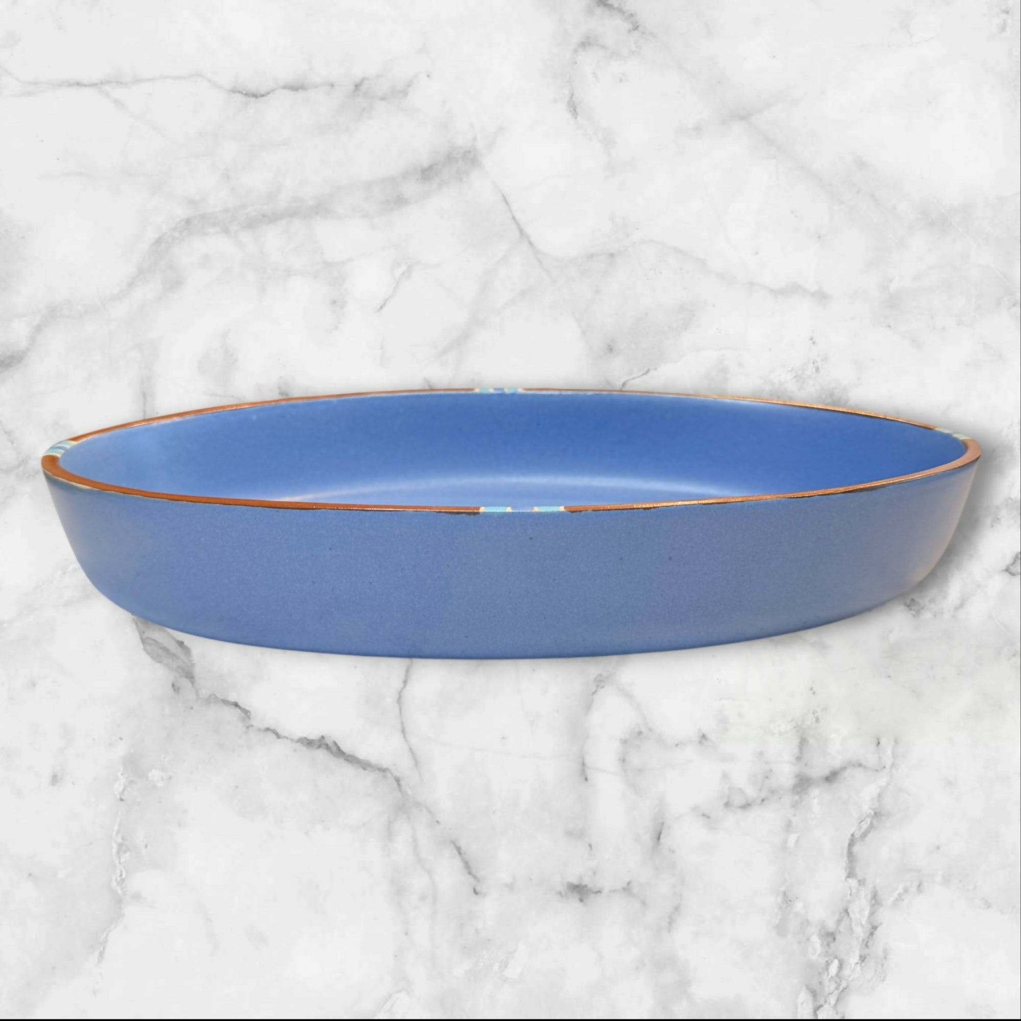 Dansk Mesa Sky Blue Oval Baking Dish | Portugal | Excellent Condition