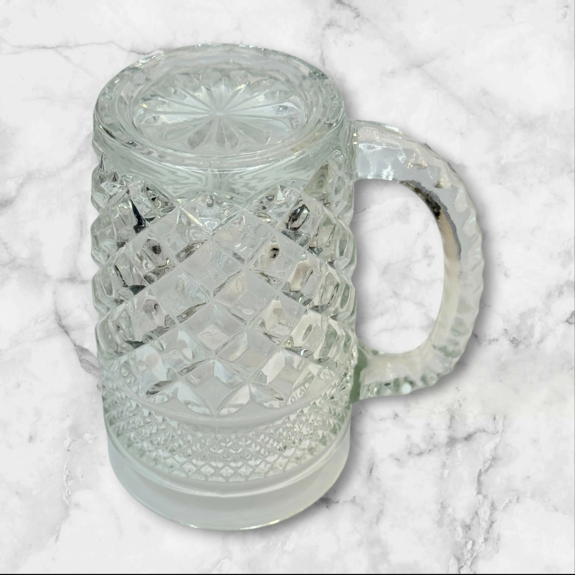 Anchor Hocking Wexford Smoke Glass Mug | Vintage Barware | Great Condition