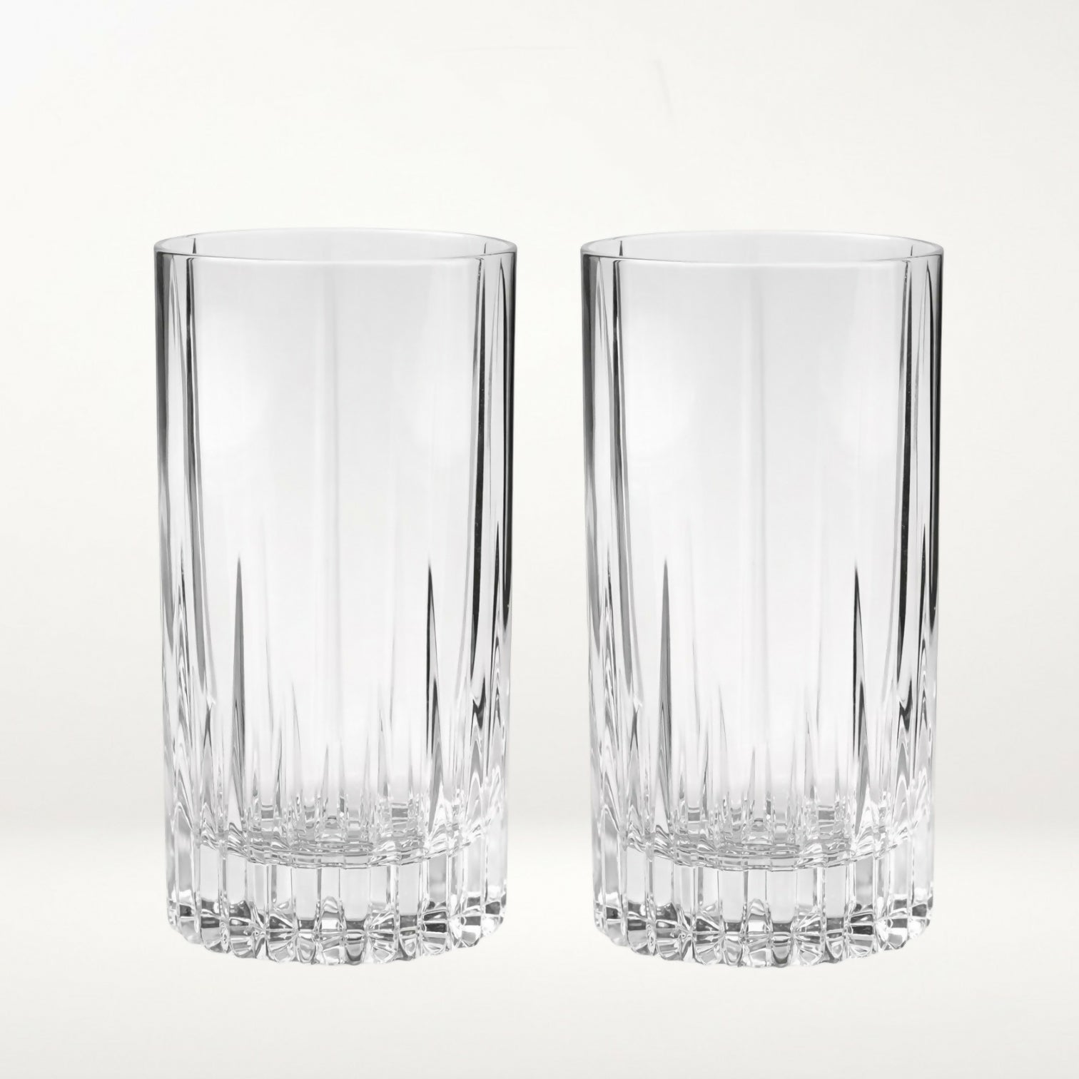 Mikasa Arctic Lights Highball Glasses | Set of 2 | Excellent Condition