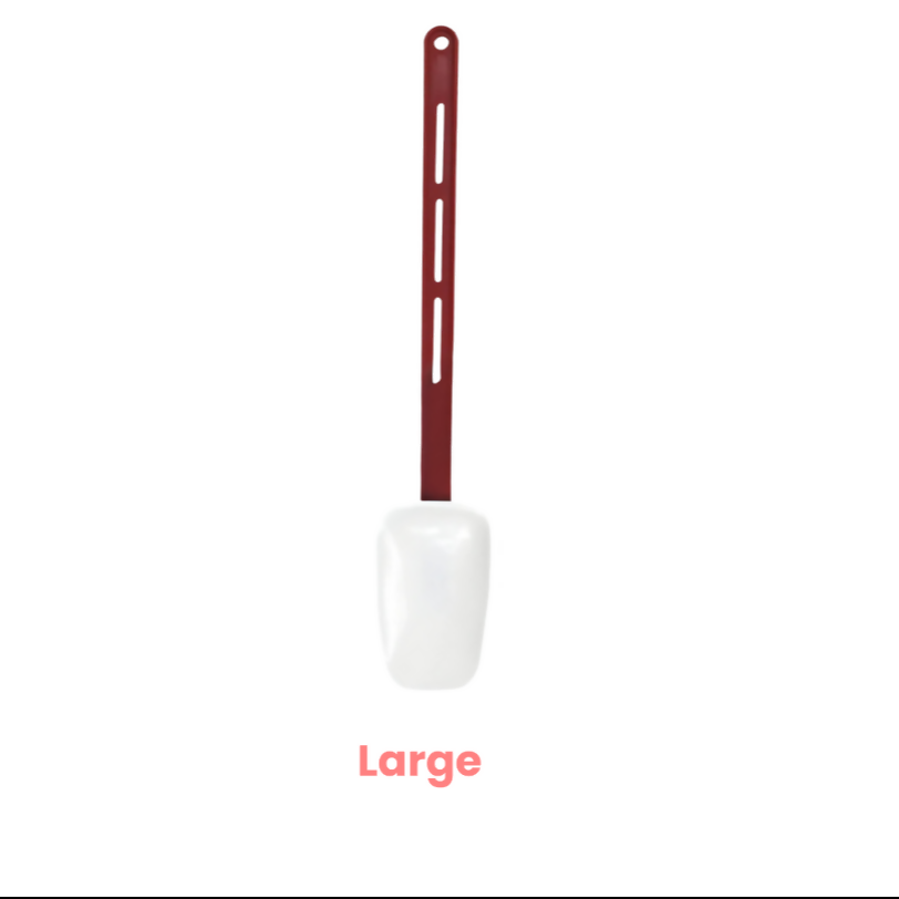 Anygleam Silicone Spatula Red White Cake Baking Heat Resistant Impression Pastry Tools
