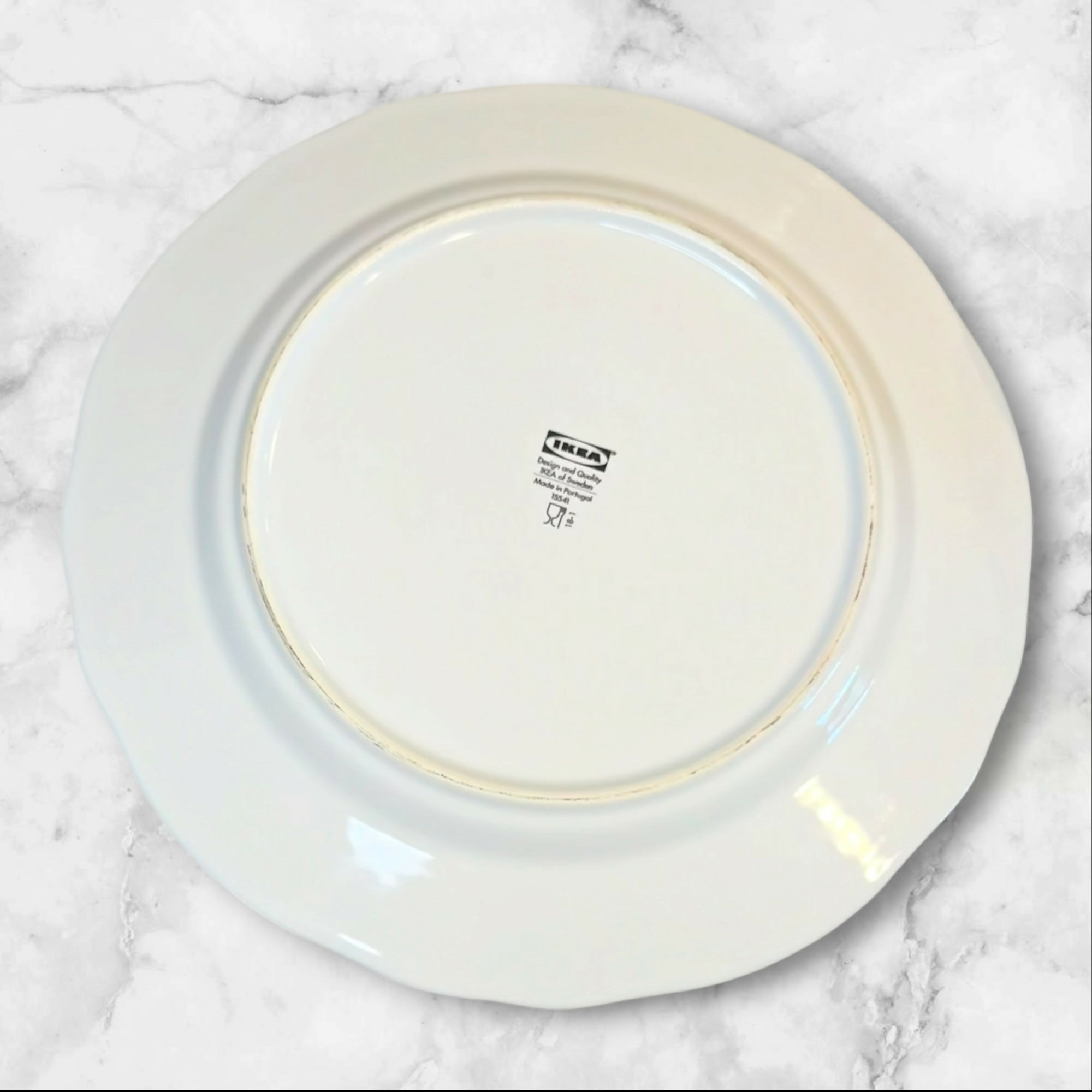 IKEA ARV White Dinner Plates Portugal | Set of 6 | Excellent Condition