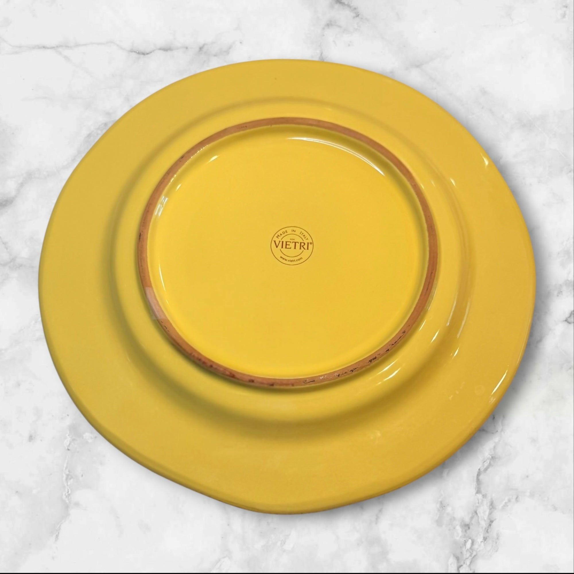 Vietri Cucina Fresca Paprika Yellow Dinner Plates Set of 3 Great Condition