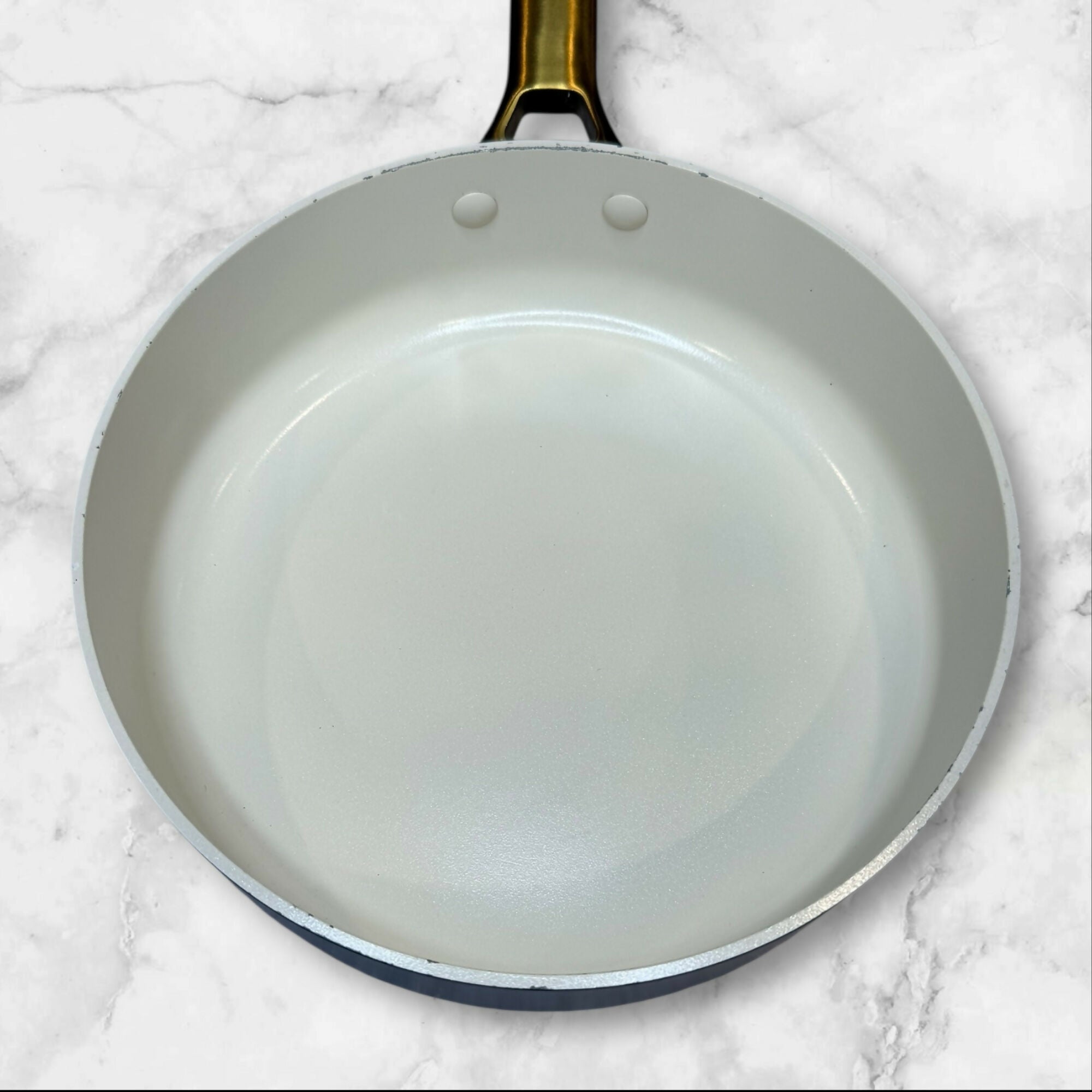 GreenPan Padova Reserve Blue Fry Pan with Lid | Ceramic Nonstick | Great Condition (79 characters)