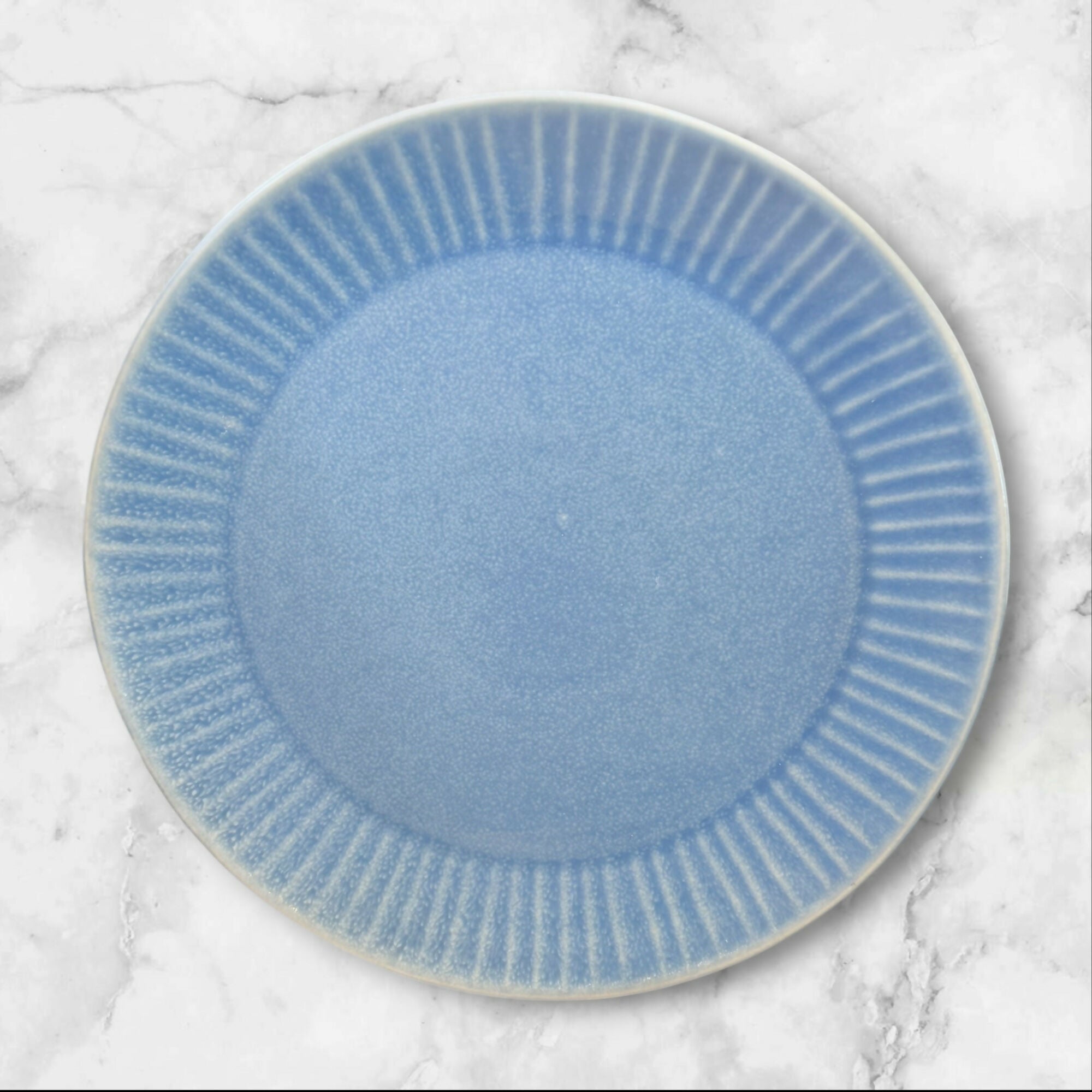 Laurie Gates Amalie Blue Dinner Plates | Set of 4 | Excellent Condition