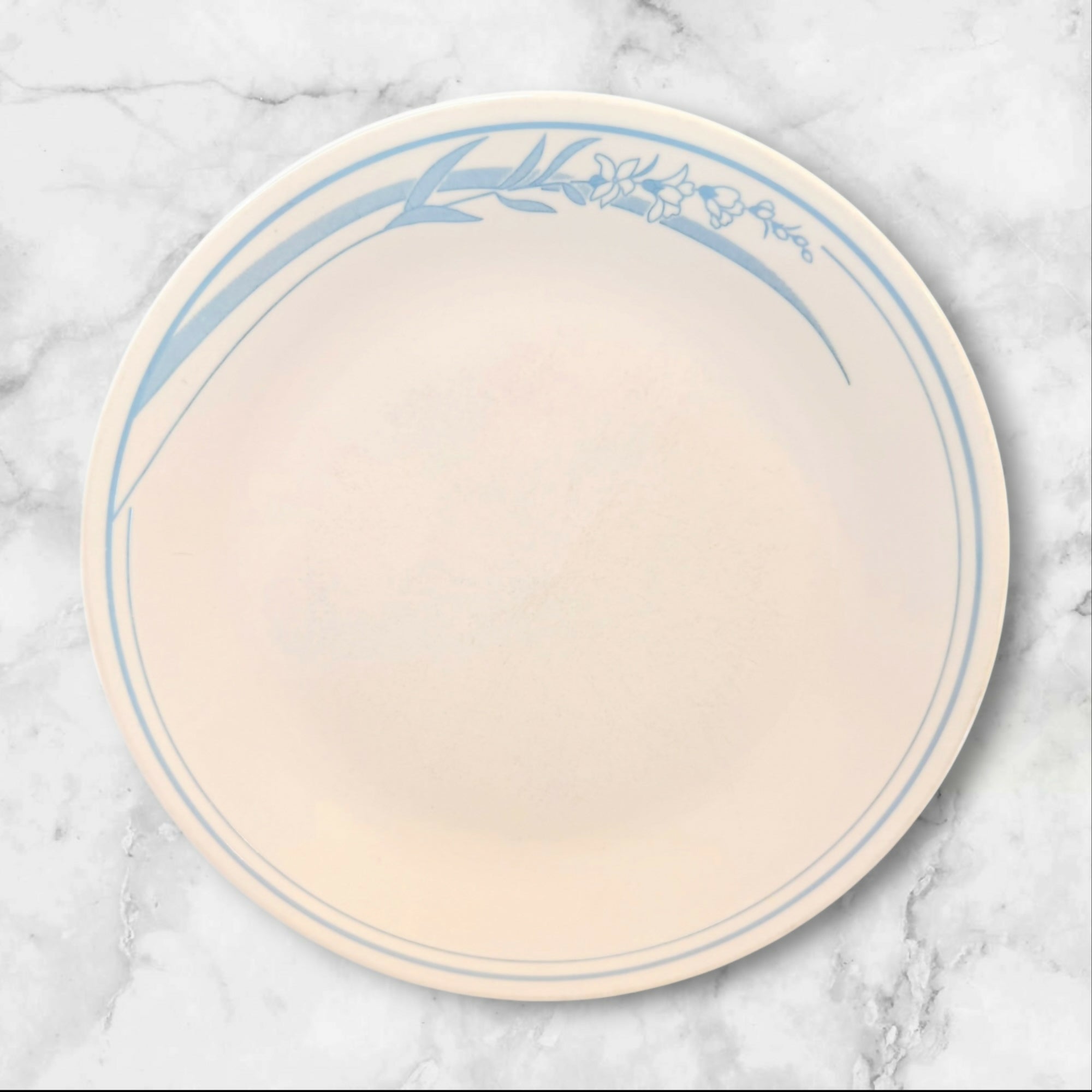 Corelle Blue Lily Dinner Plates | Set of 8 | Good Condition