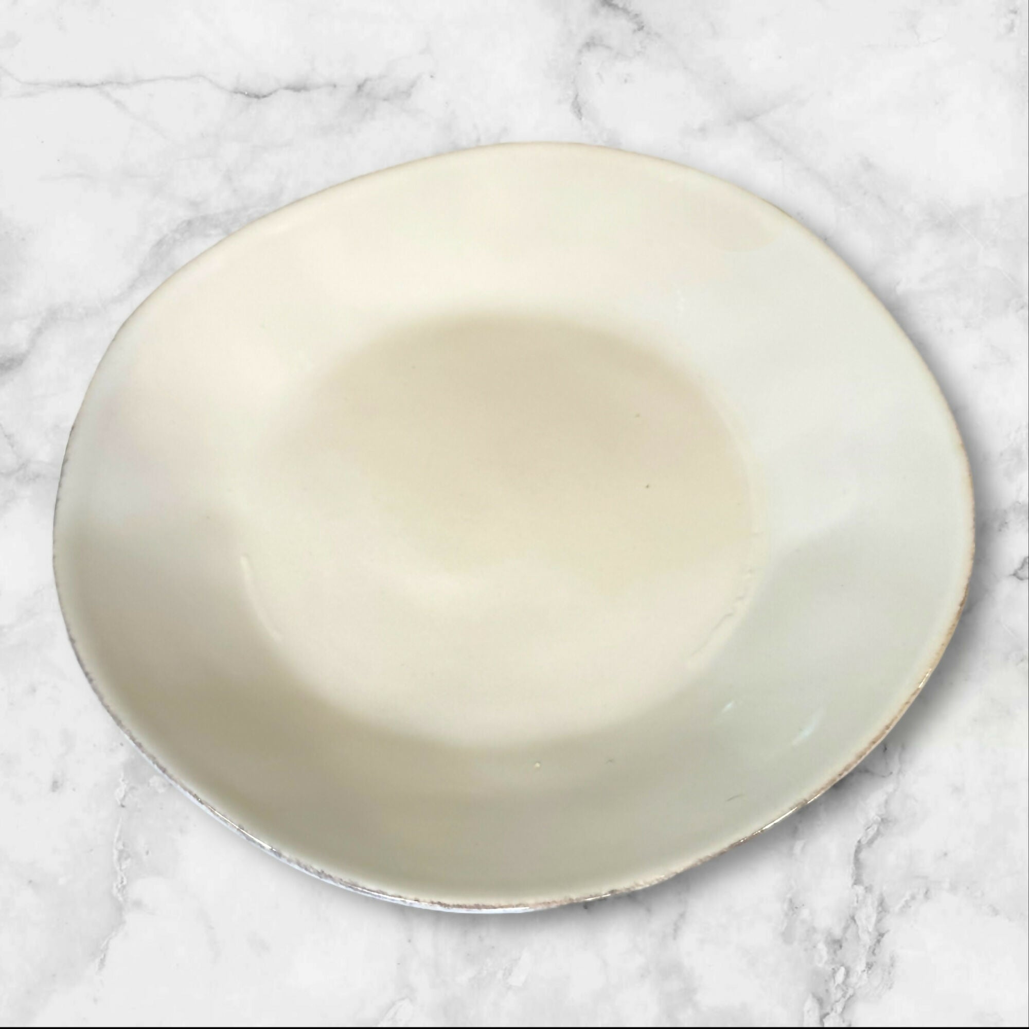 Crate & Barrel Marin White Dinnerware Set | 8pc | Portugal | Great Condition