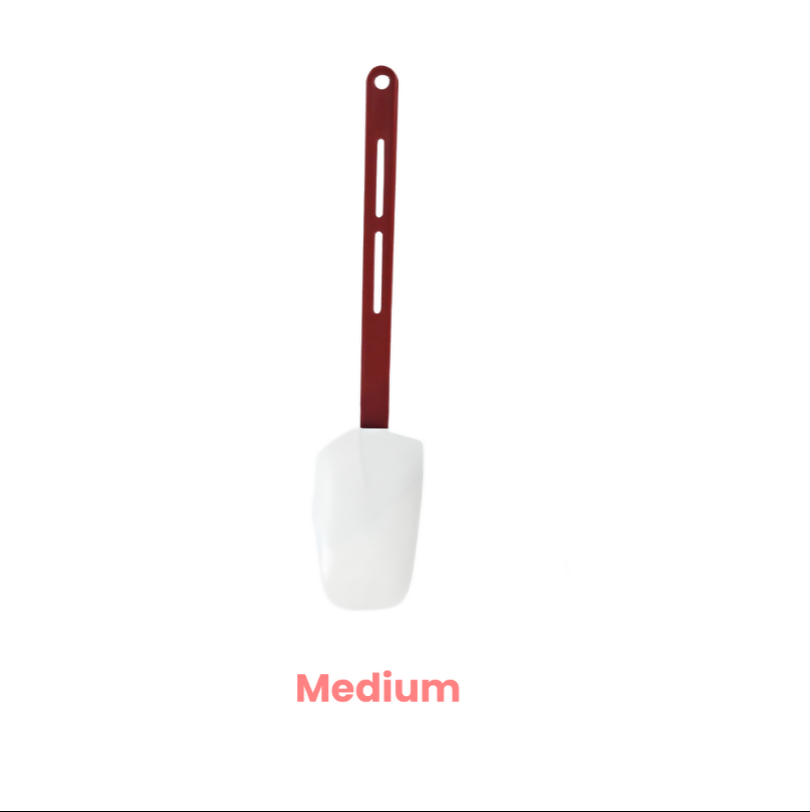 Anygleam Silicone Spatula Red White Cake Baking Heat Resistant Impression Pastry Tools