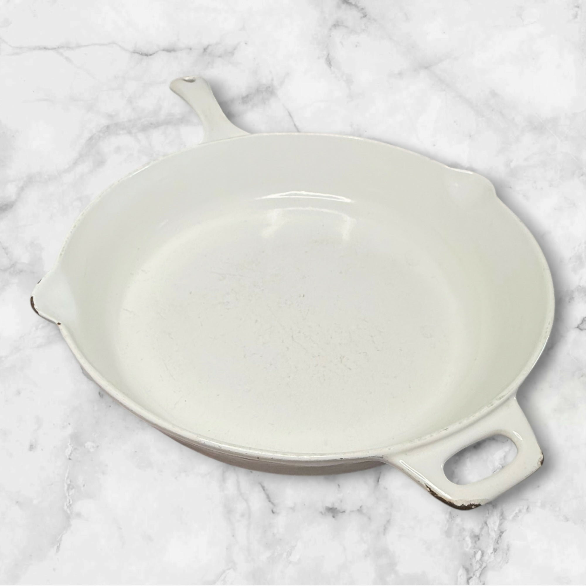 Copco Michael Lax 12 Inch Enameled Cast Iron Skillet | Great Condition