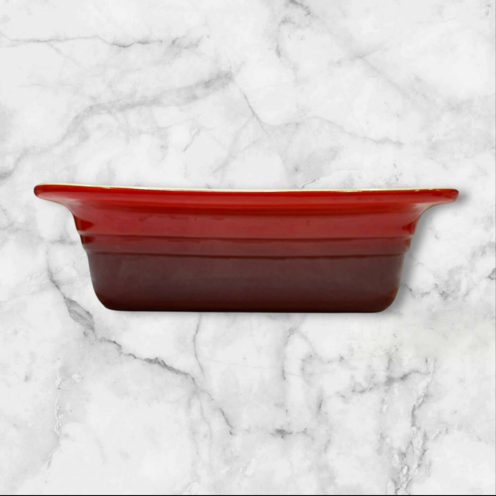 Vintage Le Creuset Red Stoneware Loaf Pan 10.75” | Excellent Condition