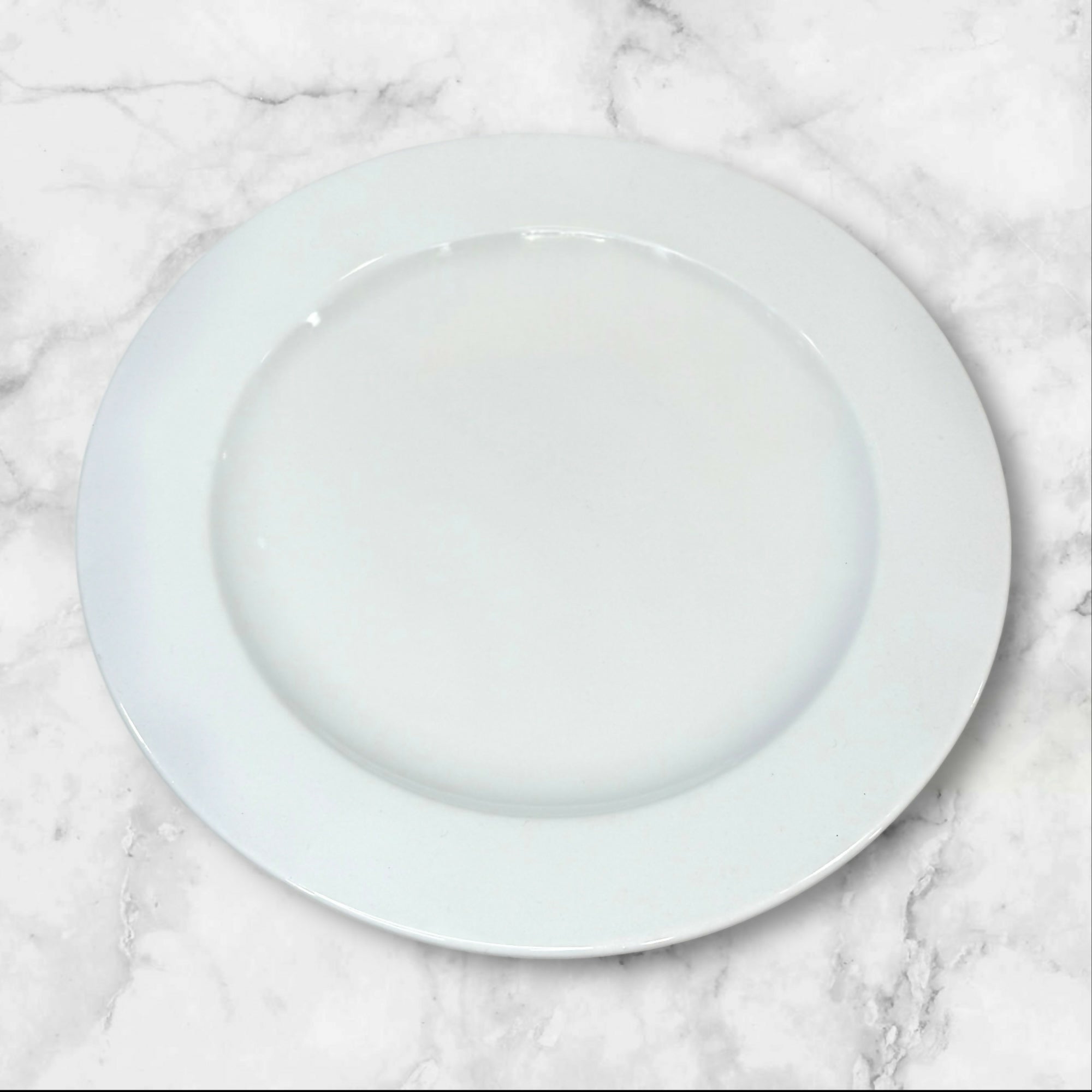 Crate & Barrel Diner White Dinner Plates | Set of 5 | Excellent Condition